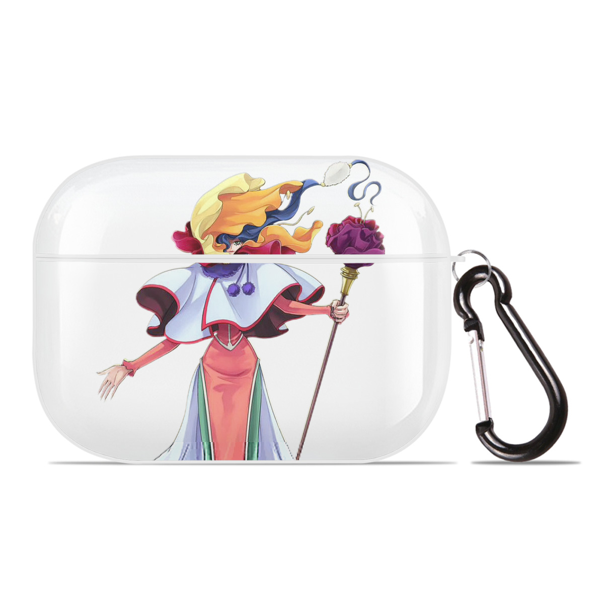 （画像用） 遊☆戯☆王 Yu-Gi-Oh! 【AirPods Pro用】ハードシェル保護ケース 耐衝撃・防指紋・カラビナ付き商品仕様