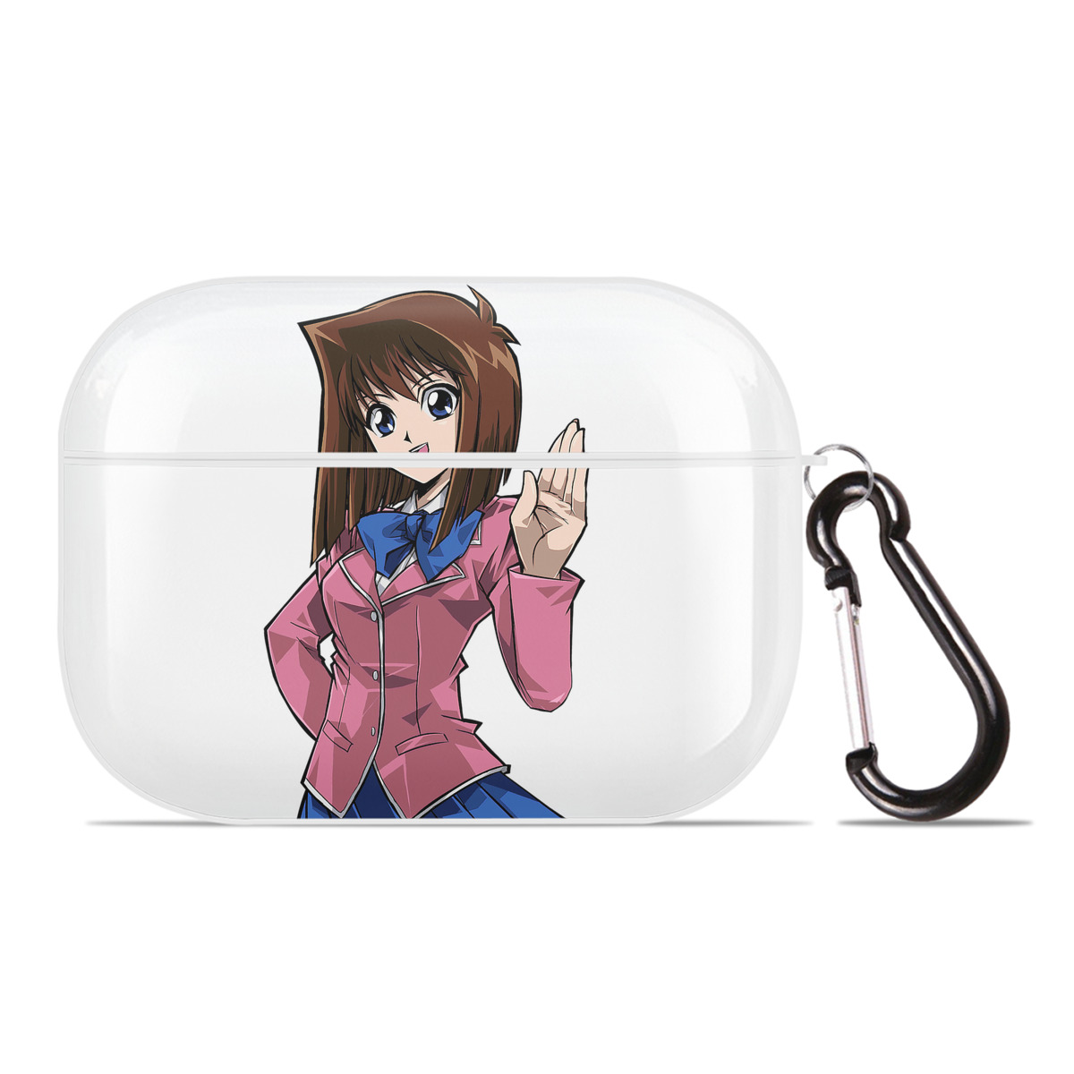 （画像用） 遊☆戯☆王 Yu-Gi-Oh! 【AirPods Pro用】ハードシェル保護ケース 耐衝撃・防指紋・カラビナ付き商品仕様
