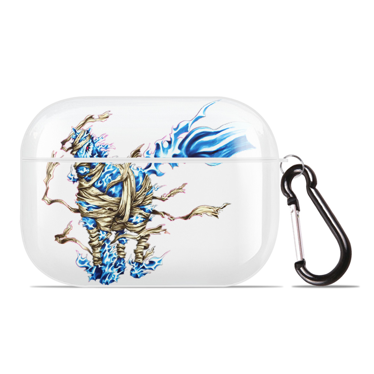 （画像用） 遊☆戯☆王 Yu-Gi-Oh! 【AirPods Pro用】ハードシェル保護ケース 耐衝撃・防指紋・カラビナ付き商品仕様