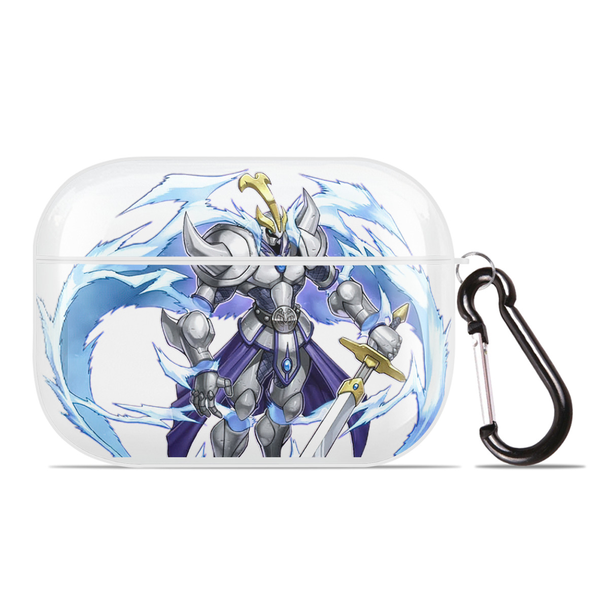 （画像用） 遊☆戯☆王 Yu-Gi-Oh! 【AirPods Pro用】ハードシェル保護ケース 耐衝撃・防指紋・カラビナ付き商品仕様