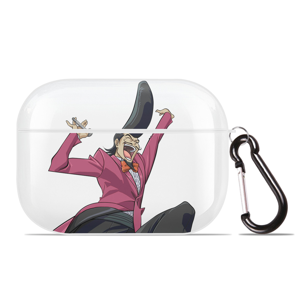 （画像用） 遊☆戯☆王 Yu-Gi-Oh! 【AirPods Pro用】ハードシェル保護ケース 耐衝撃・防指紋・カラビナ付き商品仕様