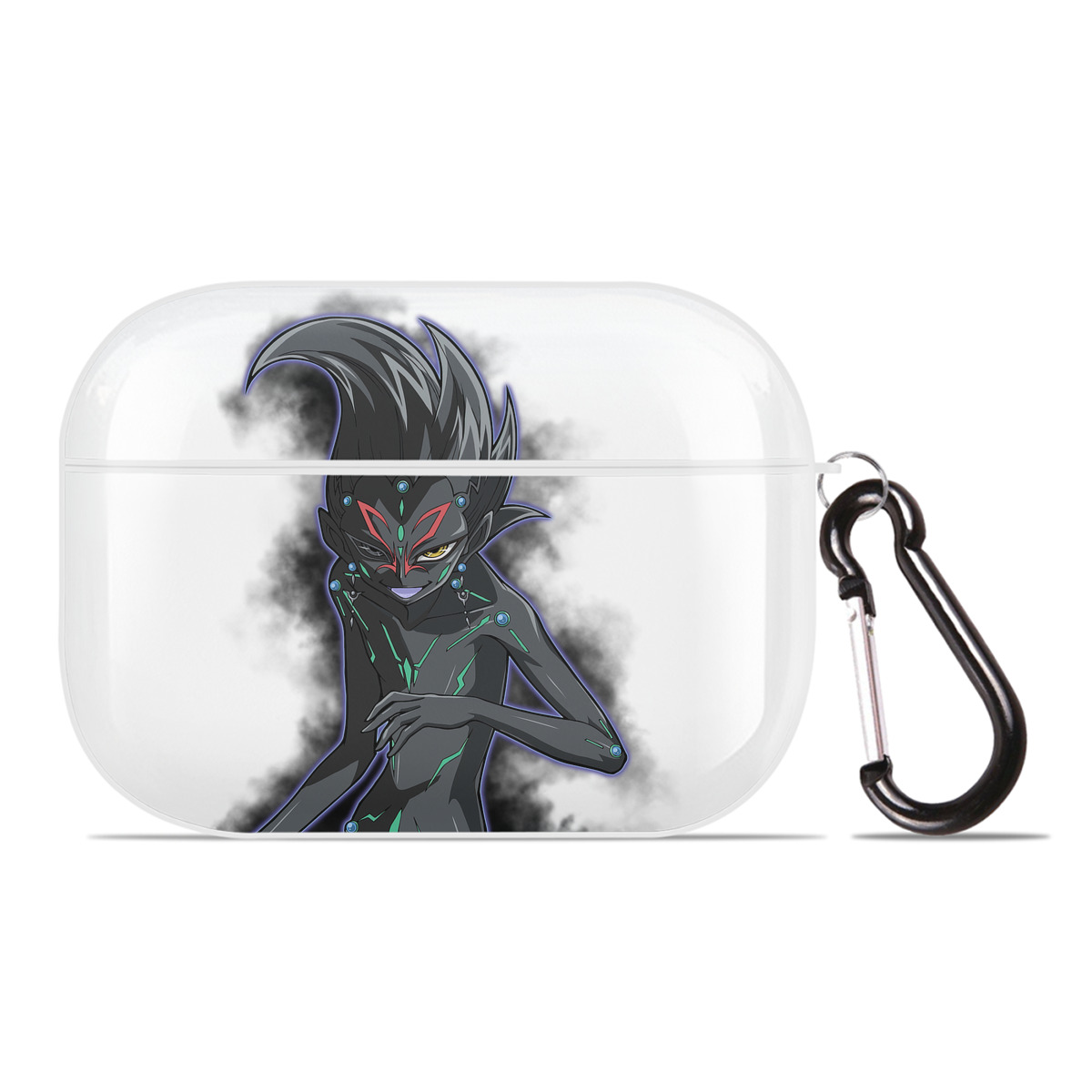 （画像用） 遊☆戯☆王 Yu-Gi-Oh! 【AirPods Pro用】ハードシェル保護ケース 耐衝撃・防指紋・カラビナ付き商品仕様