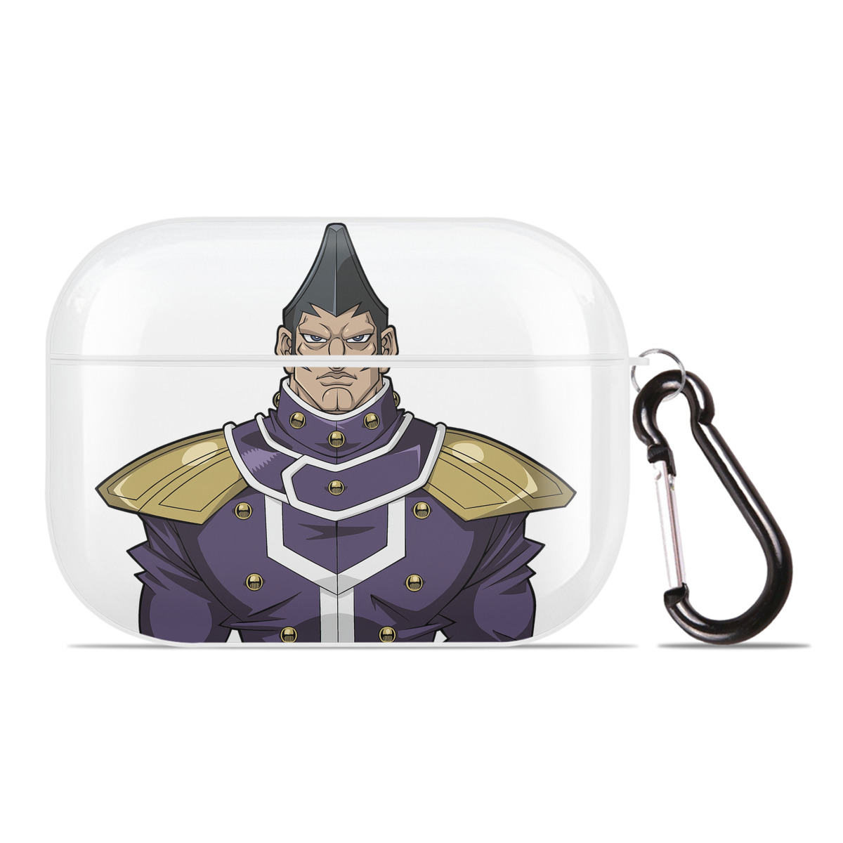 （画像用） 遊☆戯☆王 Yu-Gi-Oh! 【AirPods Pro用】ハードシェル保護ケース 耐衝撃・防指紋・カラビナ付き商品仕様