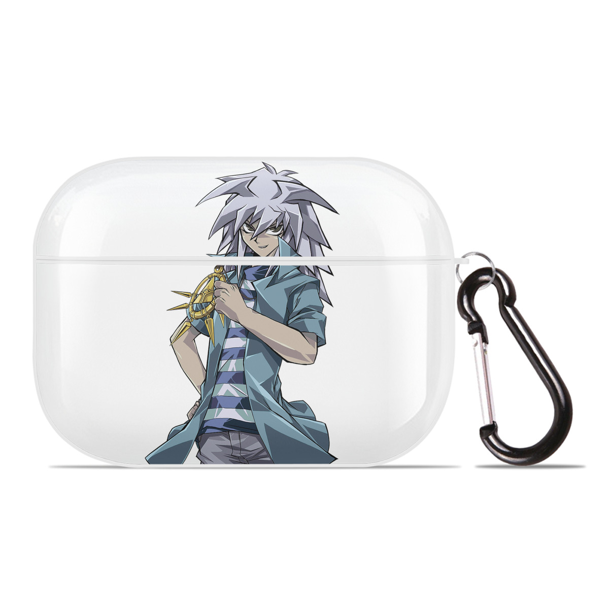 （画像用） 遊☆戯☆王 Yu-Gi-Oh! 【AirPods Pro用】ハードシェル保護ケース 耐衝撃・防指紋・カラビナ付き商品仕様