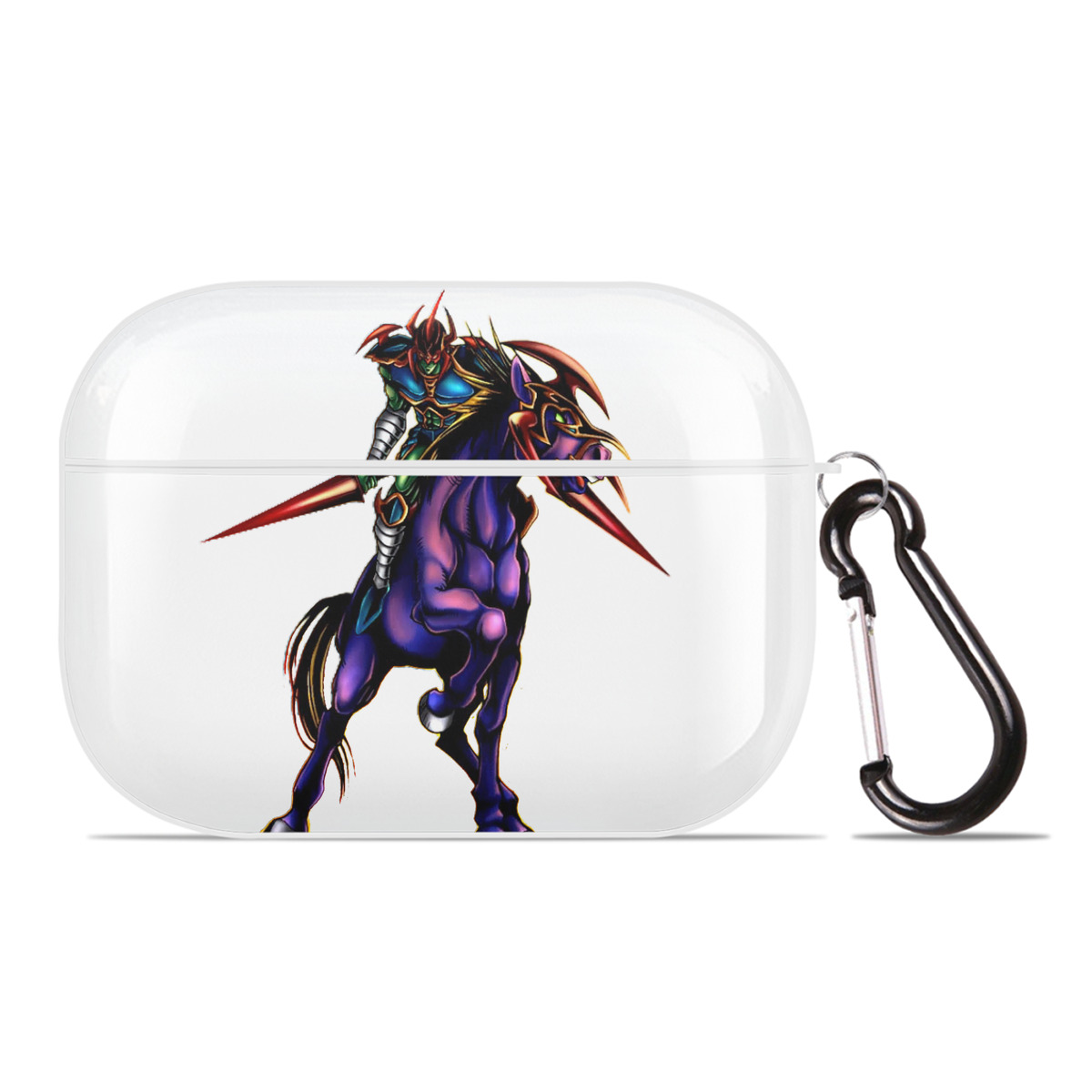 （画像用） 遊☆戯☆王 Yu-Gi-Oh! 【AirPods Pro用】ハードシェル保護ケース 耐衝撃・防指紋・カラビナ付き商品仕様