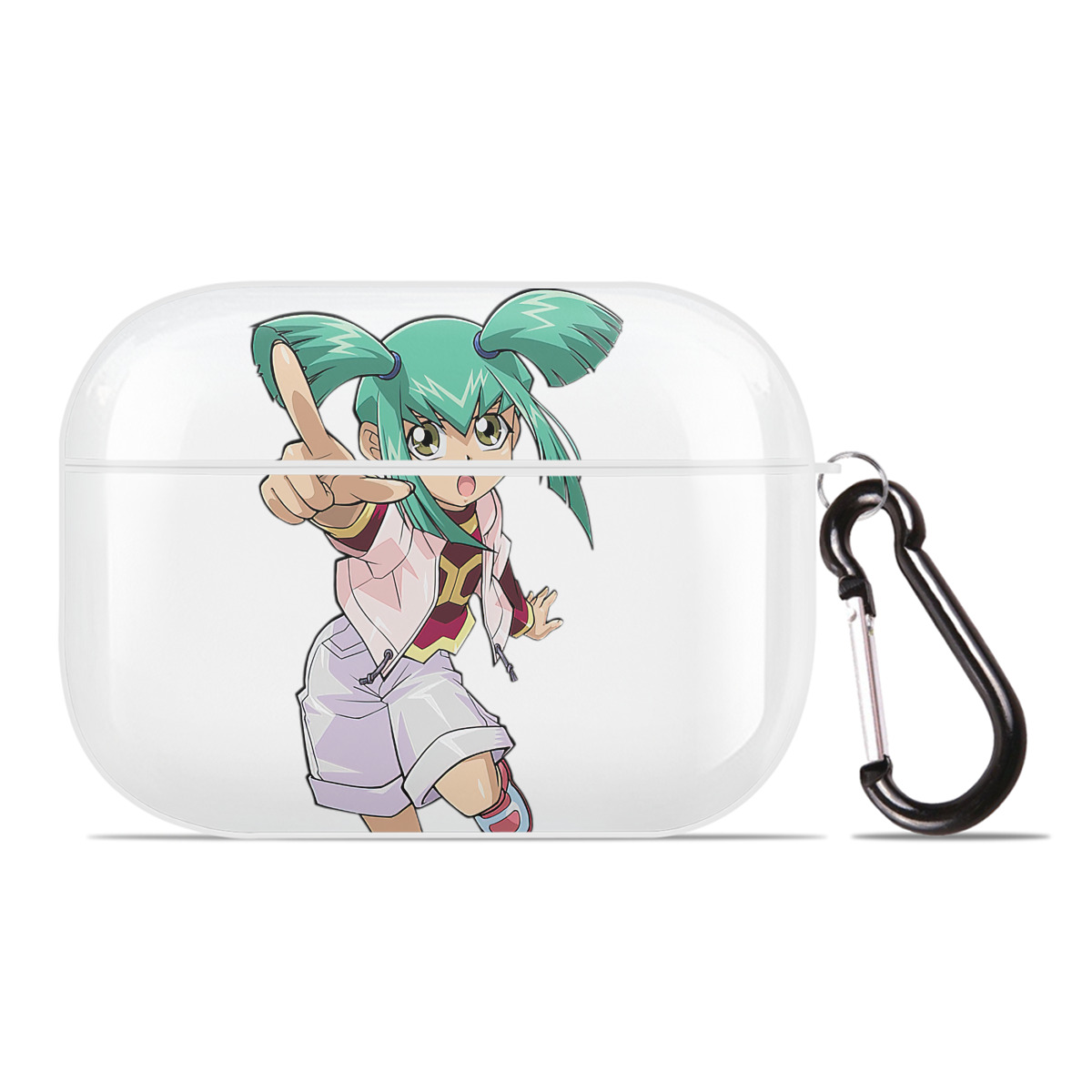 （画像用） 遊☆戯☆王 Yu-Gi-Oh! 【AirPods Pro用】ハードシェル保護ケース 耐衝撃・防指紋・カラビナ付き商品仕様