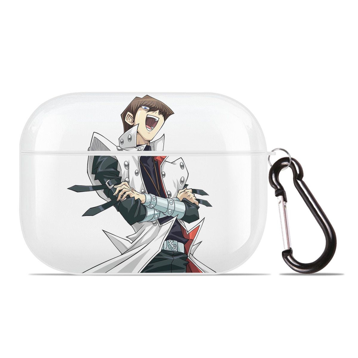 （画像用） 遊☆戯☆王 Yu-Gi-Oh! 【AirPods Pro用】ハードシェル保護ケース 耐衝撃・防指紋・カラビナ付き商品仕様