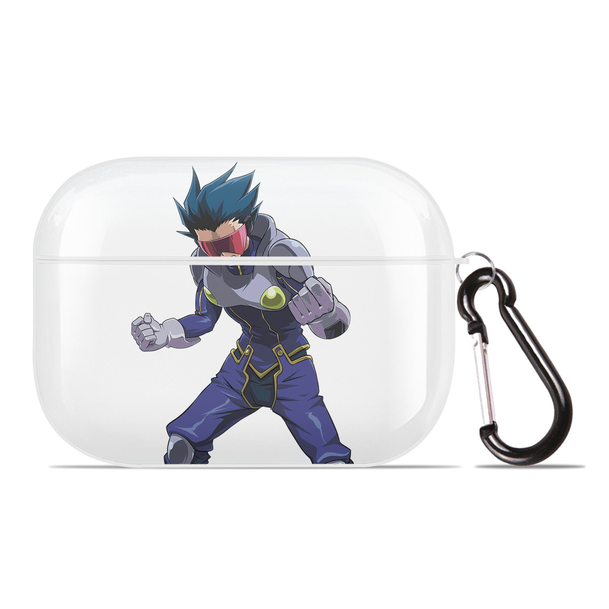（画像用） 遊☆戯☆王 Yu-Gi-Oh! 【AirPods Pro用】ハードシェル保護ケース 耐衝撃・防指紋・カラビナ付き商品仕様