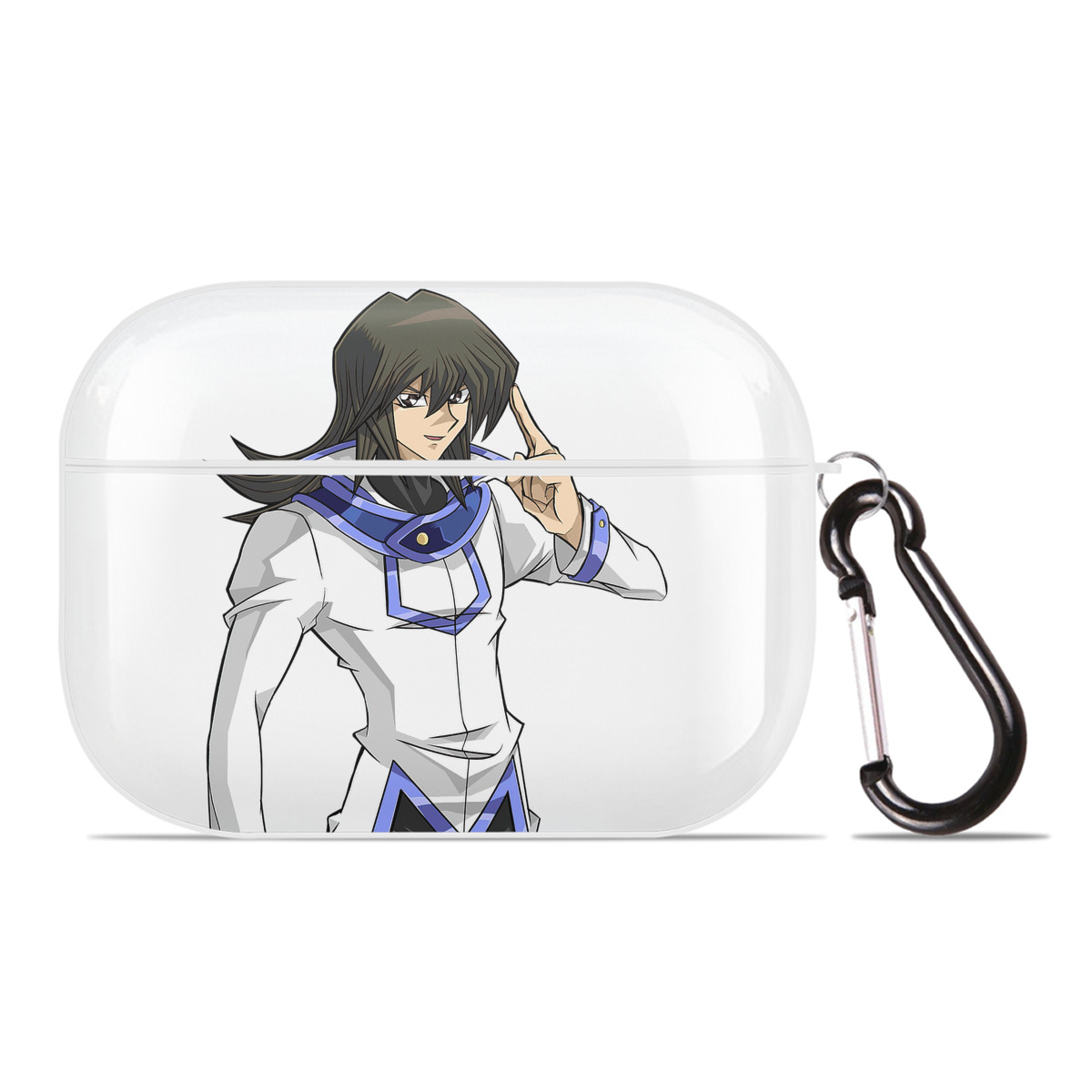 （画像用） 遊☆戯☆王 Yu-Gi-Oh! 【AirPods Pro用】ハードシェル保護ケース 耐衝撃・防指紋・カラビナ付き商品仕様