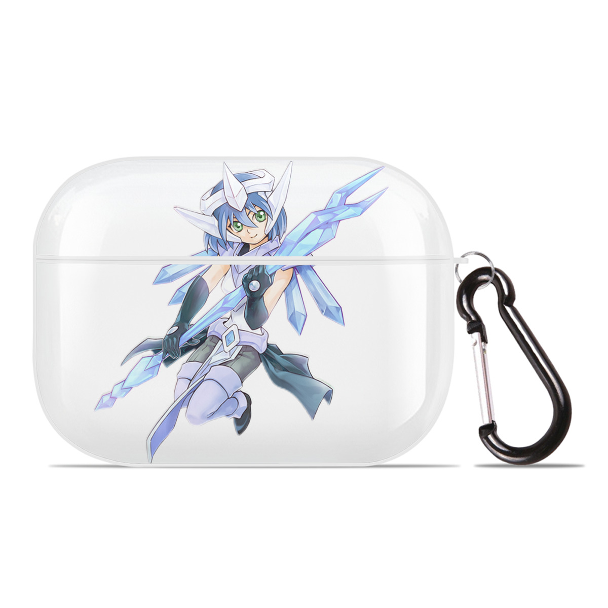 （画像用） 遊☆戯☆王 Yu-Gi-Oh! 【AirPods Pro用】ハードシェル保護ケース 耐衝撃・防指紋・カラビナ付き商品仕様