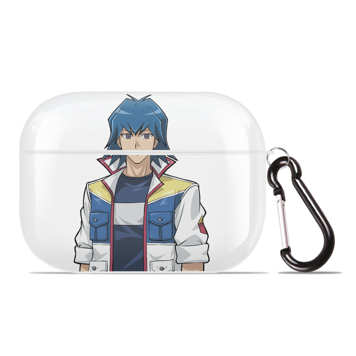 （画像用） 遊☆戯☆王 Yu-Gi-Oh! 【AirPods Pro用】ハードシェル保護ケース 耐衝撃・防指紋・カラビナ付き商品仕様