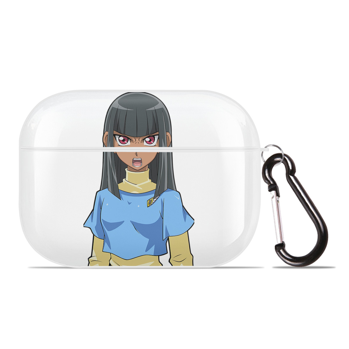 （画像用） 遊☆戯☆王 Yu-Gi-Oh! 【AirPods Pro用】ハードシェル保護ケース 耐衝撃・防指紋・カラビナ付き商品仕様