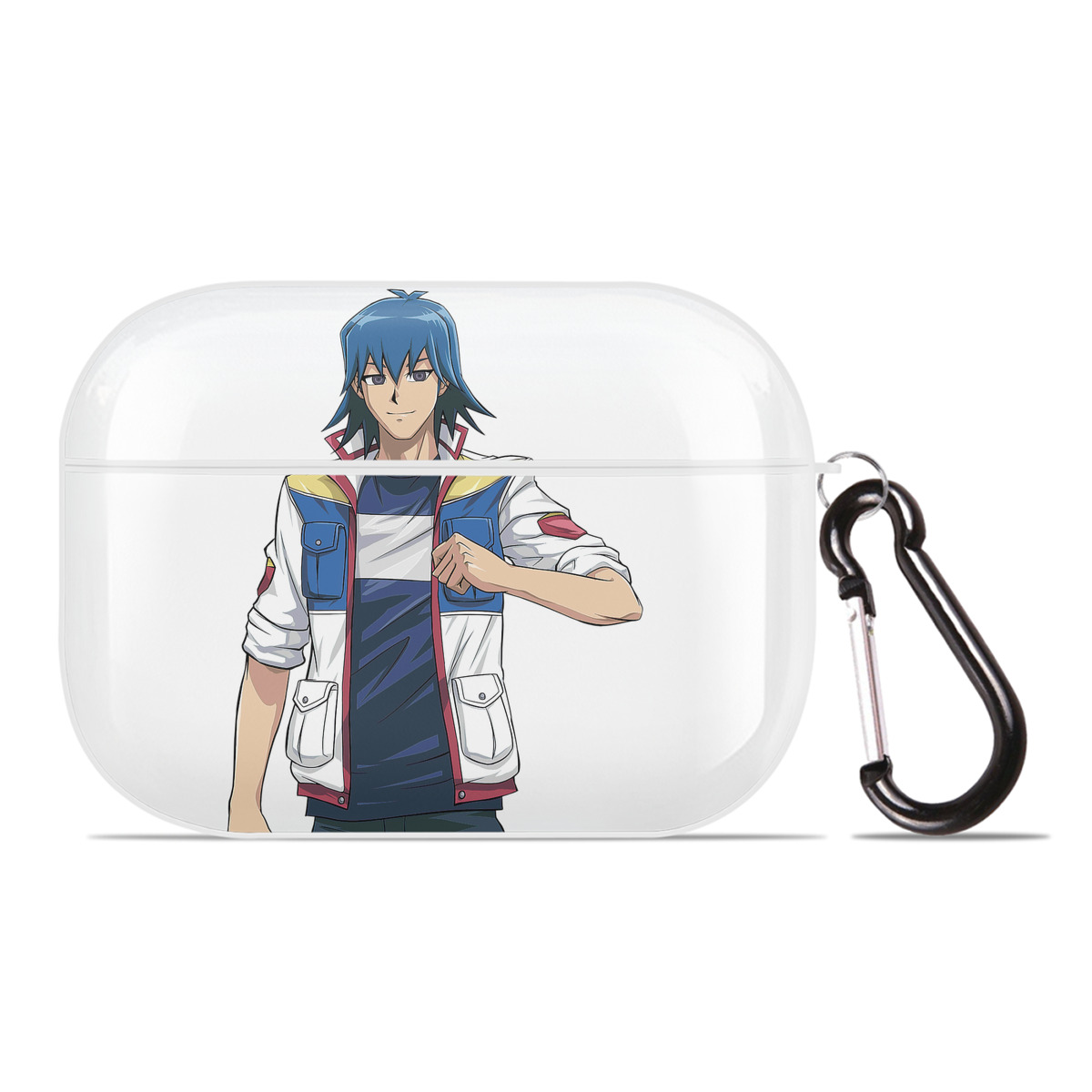 （画像用） 遊☆戯☆王 Yu-Gi-Oh! 【AirPods Pro用】ハードシェル保護ケース 耐衝撃・防指紋・カラビナ付き商品仕様