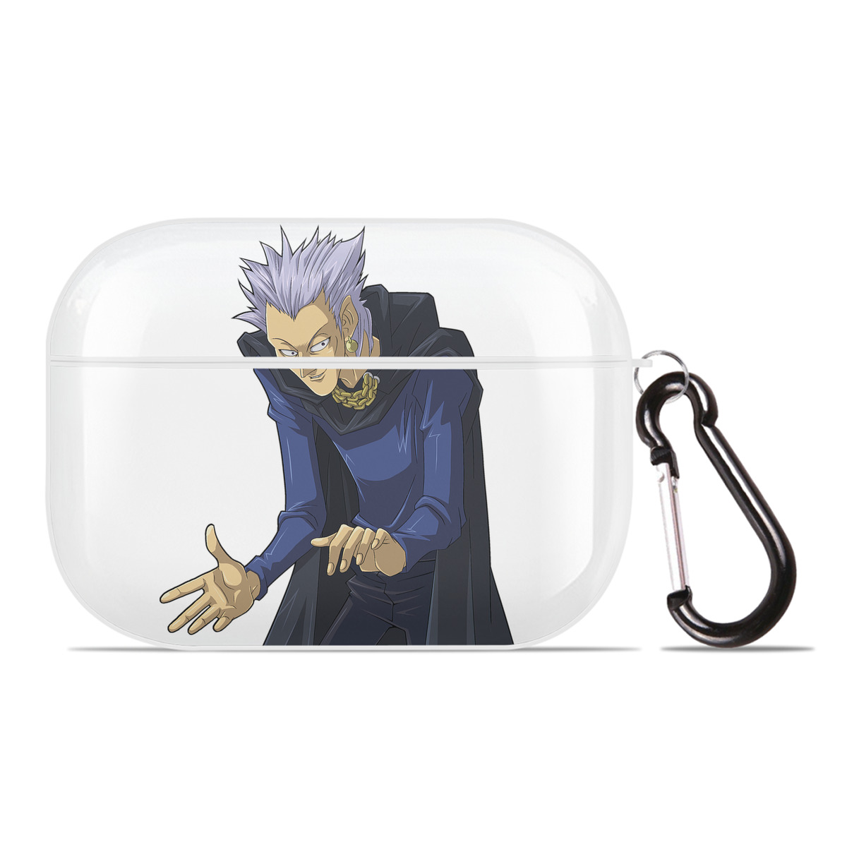 （画像用） 遊☆戯☆王 Yu-Gi-Oh! 【AirPods Pro用】ハードシェル保護ケース 耐衝撃・防指紋・カラビナ付き商品仕様