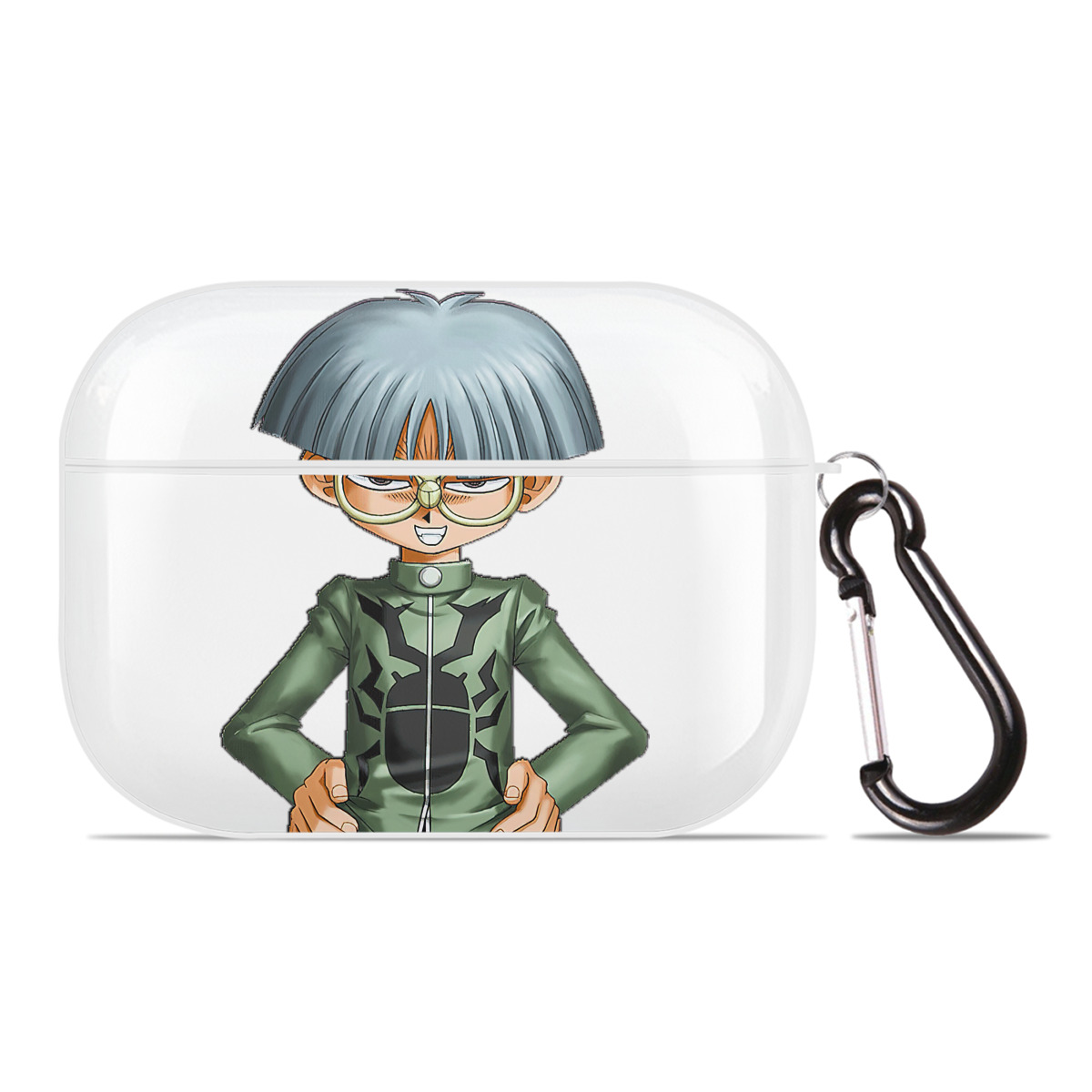 （画像用） 遊☆戯☆王 Yu-Gi-Oh! 【AirPods Pro用】ハードシェル保護ケース 耐衝撃・防指紋・カラビナ付き商品仕様