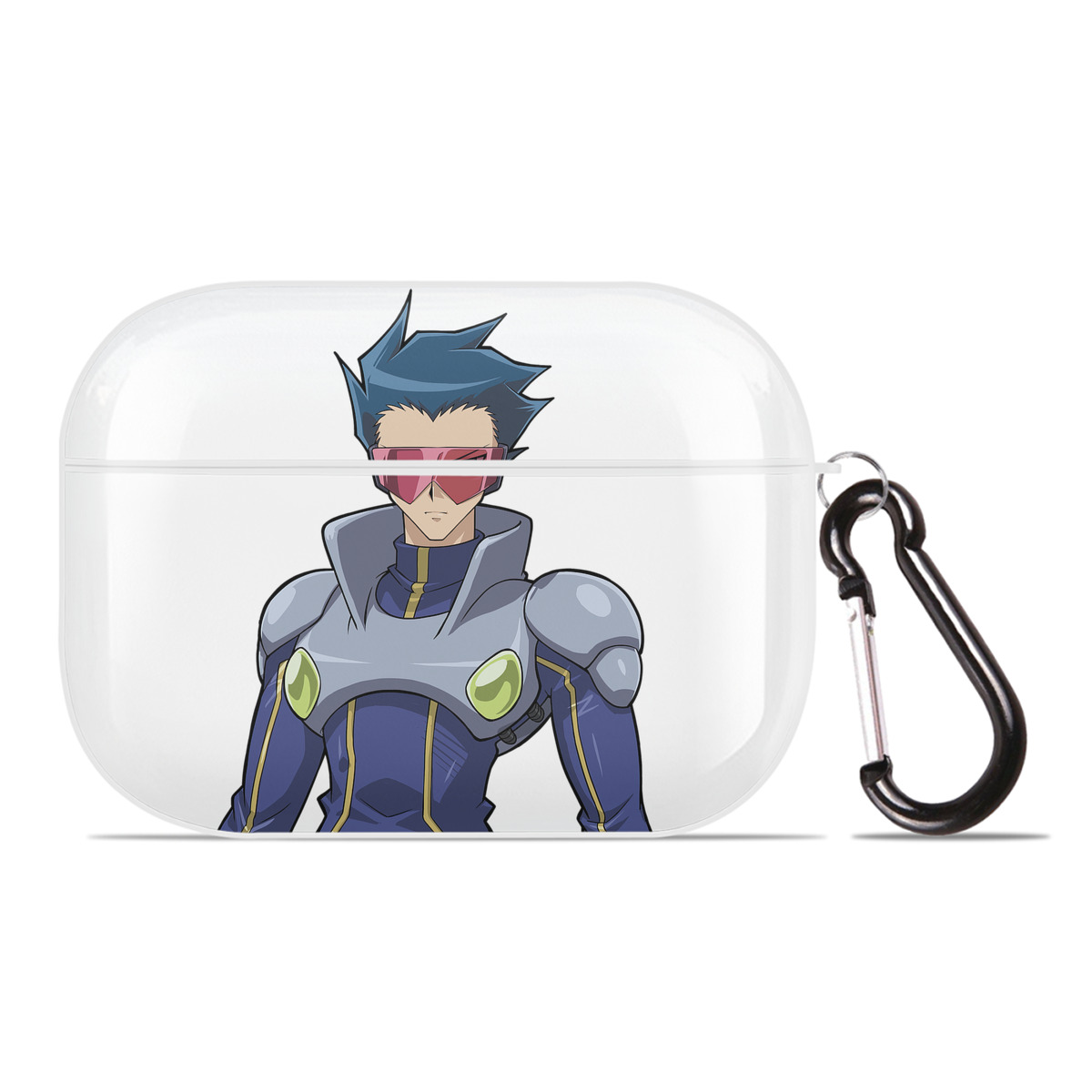 （画像用） 遊☆戯☆王 Yu-Gi-Oh! 【AirPods Pro用】ハードシェル保護ケース 耐衝撃・防指紋・カラビナ付き商品仕様