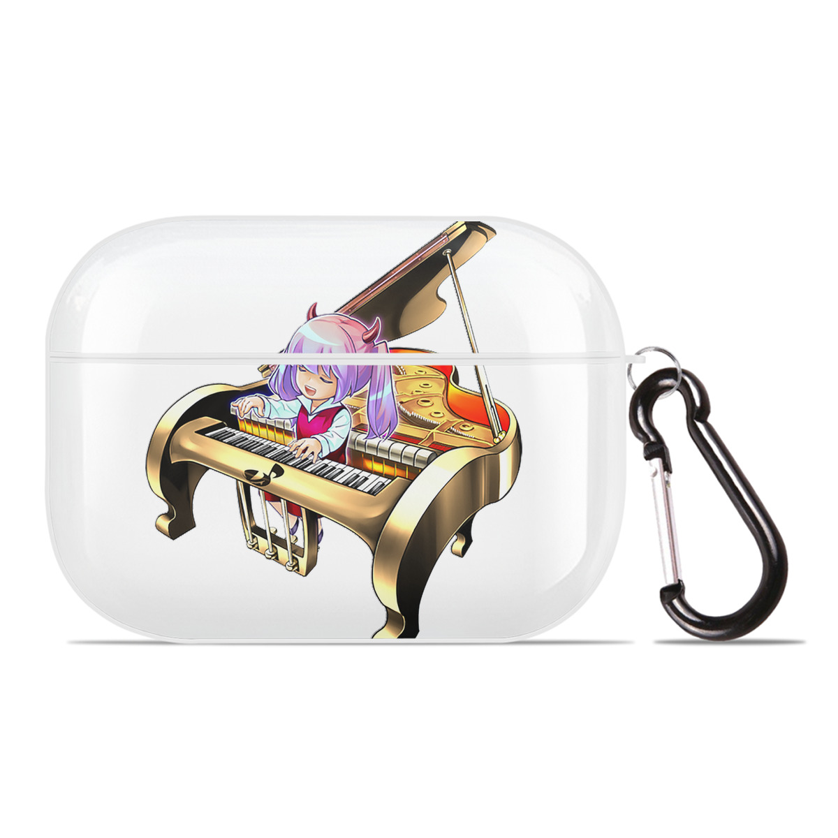 （画像用） 遊☆戯☆王 Yu-Gi-Oh! 【AirPods Pro用】ハードシェル保護ケース 耐衝撃・防指紋・カラビナ付き商品仕様