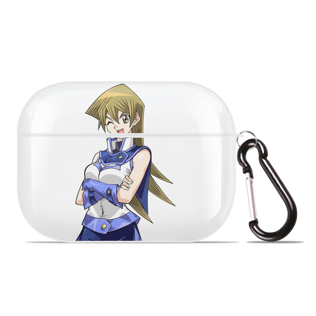 （画像用） 遊☆戯☆王 Yu-Gi-Oh! 【AirPods Pro用】ハードシェル保護ケース 耐衝撃・防指紋・カラビナ付き商品仕様