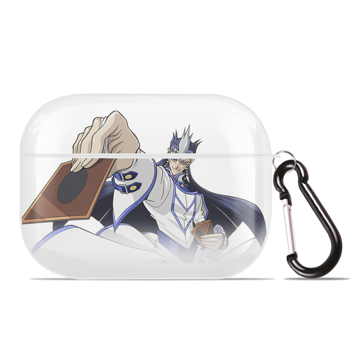 （画像用） 遊☆戯☆王 Yu-Gi-Oh! 【AirPods Pro用】ハードシェル保護ケース 耐衝撃・防指紋・カラビナ付き商品仕様