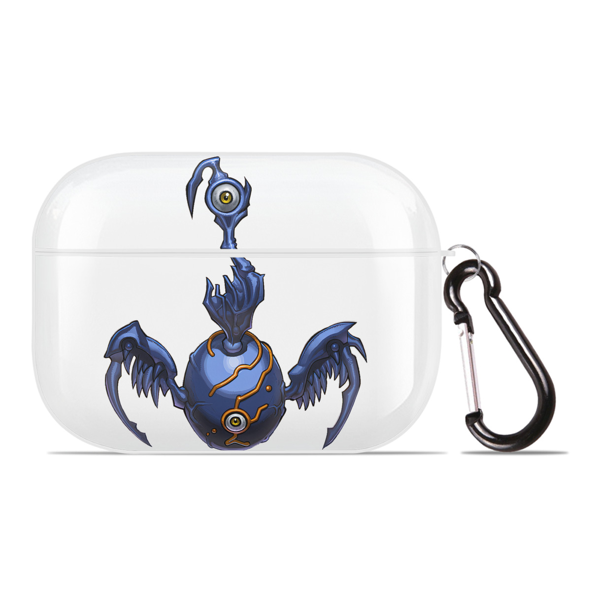 （画像用） 遊☆戯☆王 Yu-Gi-Oh! 【AirPods Pro用】ハードシェル保護ケース 耐衝撃・防指紋・カラビナ付き商品仕様