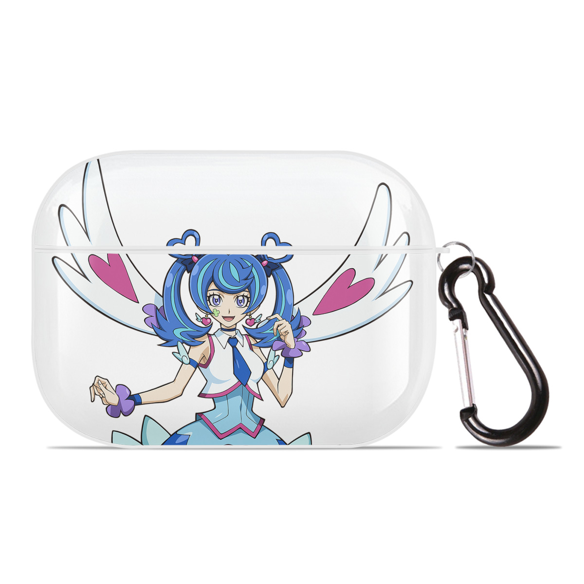 （画像用） 遊☆戯☆王 Yu-Gi-Oh! 【AirPods Pro用】ハードシェル保護ケース 耐衝撃・防指紋・カラビナ付き商品仕様