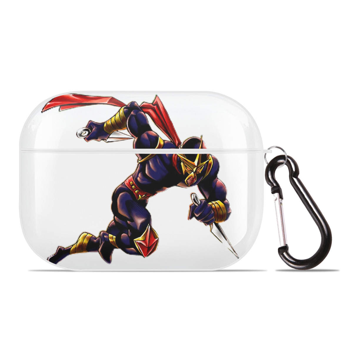 （画像用） 遊☆戯☆王 Yu-Gi-Oh! 【AirPods Pro用】ハードシェル保護ケース 耐衝撃・防指紋・カラビナ付き商品仕様