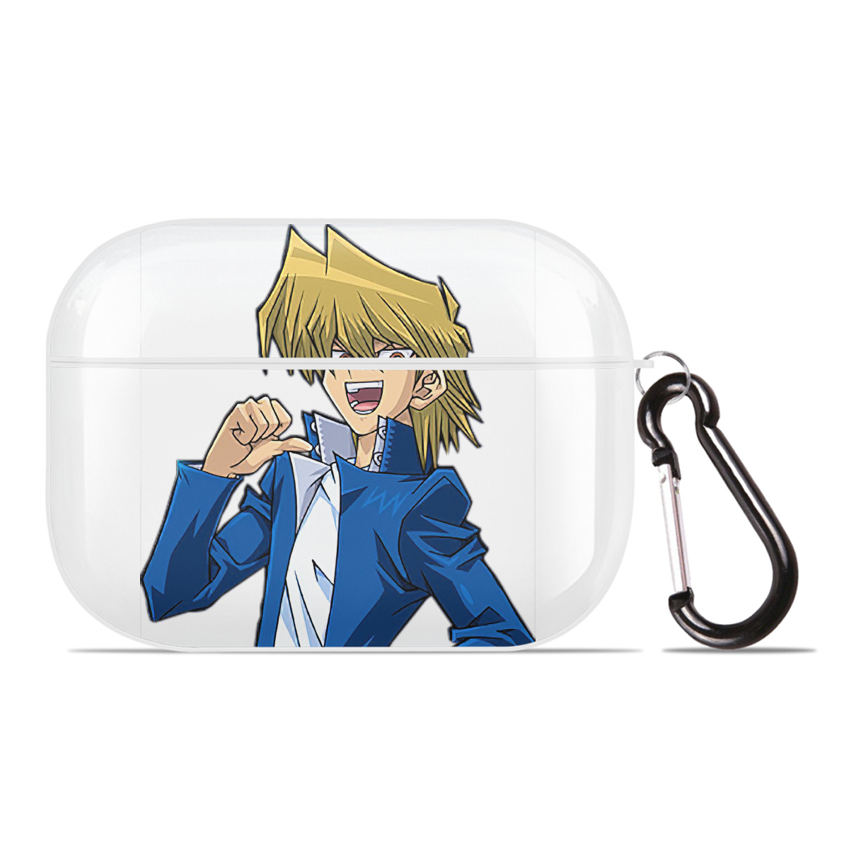 （画像用） 遊☆戯☆王 Yu-Gi-Oh! 【AirPods Pro用】ハードシェル保護ケース 耐衝撃・防指紋・カラビナ付き商品仕様