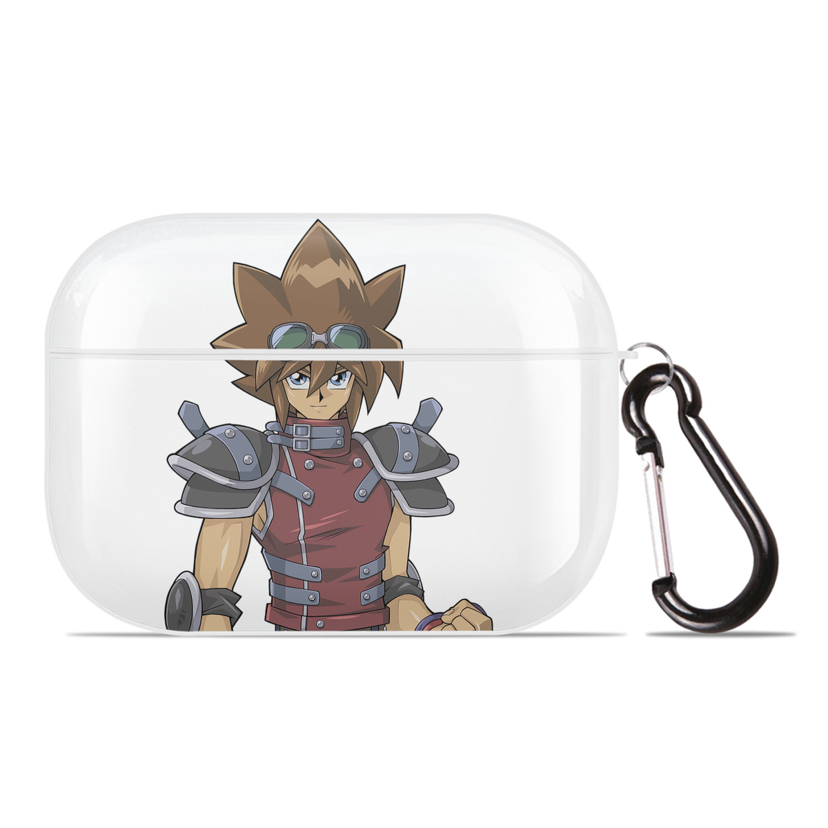（画像用） 遊☆戯☆王 Yu-Gi-Oh! 【AirPods Pro用】ハードシェル保護ケース 耐衝撃・防指紋・カラビナ付き商品仕様