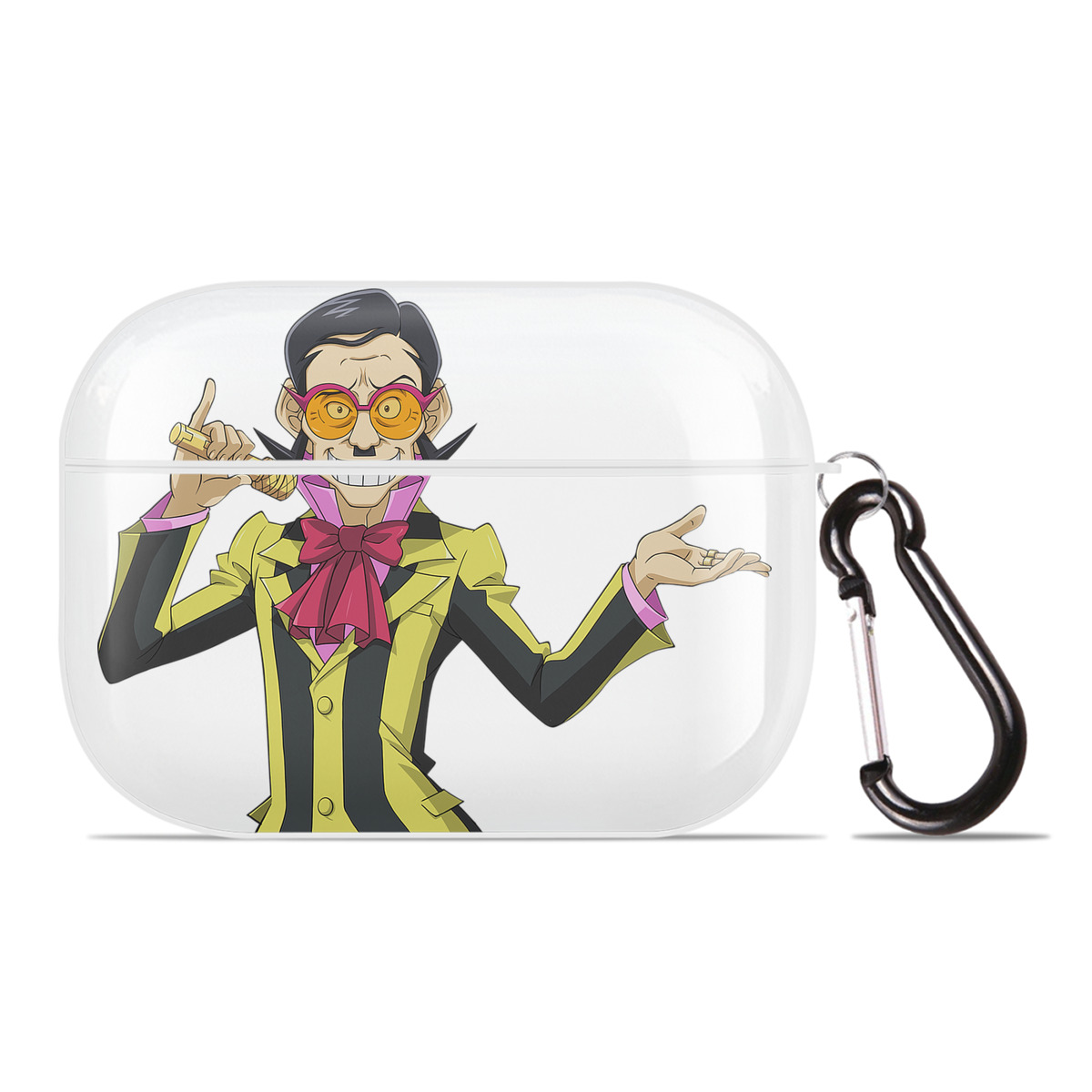 （画像用） 遊☆戯☆王 Yu-Gi-Oh! 【AirPods Pro用】ハードシェル保護ケース 耐衝撃・防指紋・カラビナ付き商品仕様
