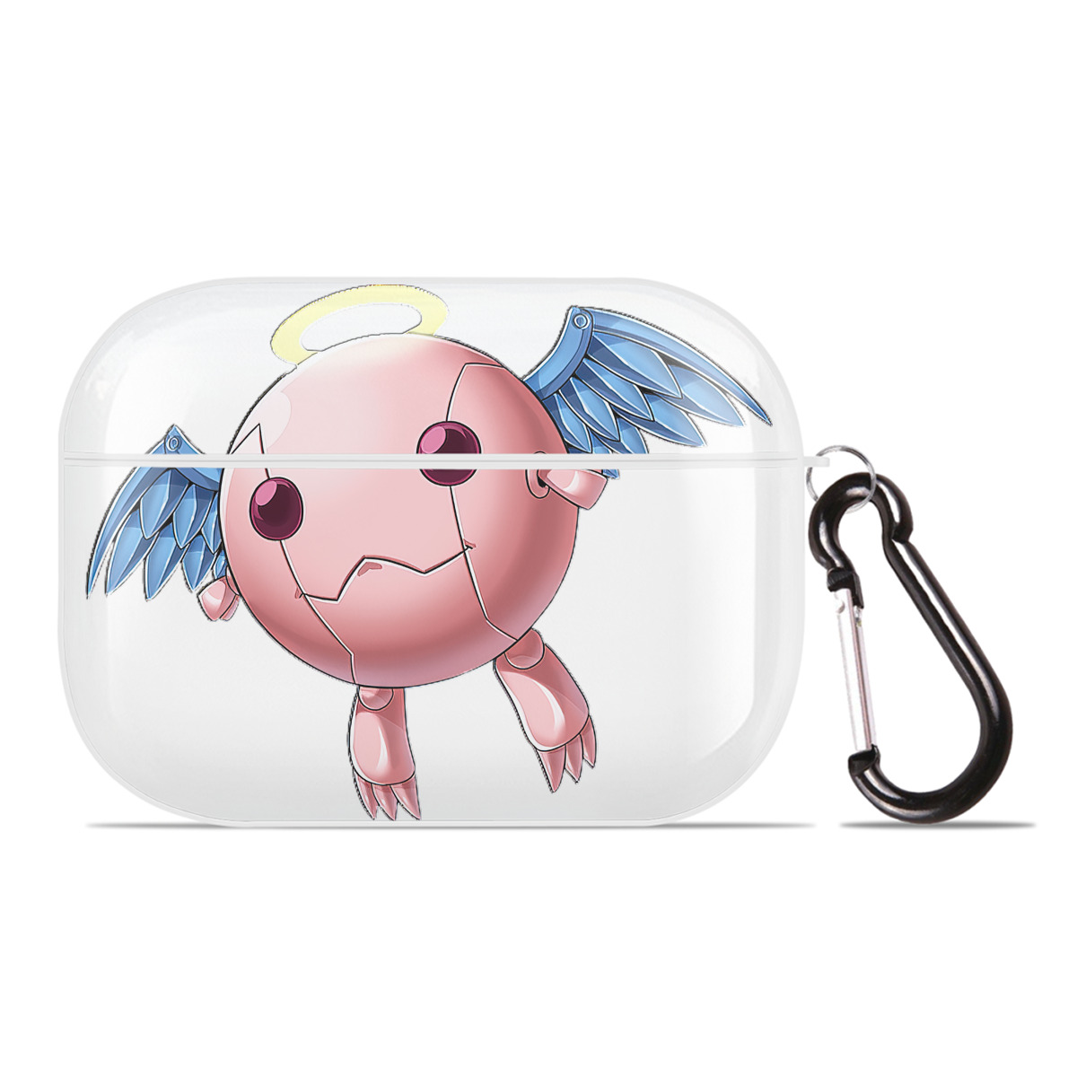 （画像用） 遊☆戯☆王 Yu-Gi-Oh! 【AirPods Pro用】ハードシェル保護ケース 耐衝撃・防指紋・カラビナ付き商品仕様