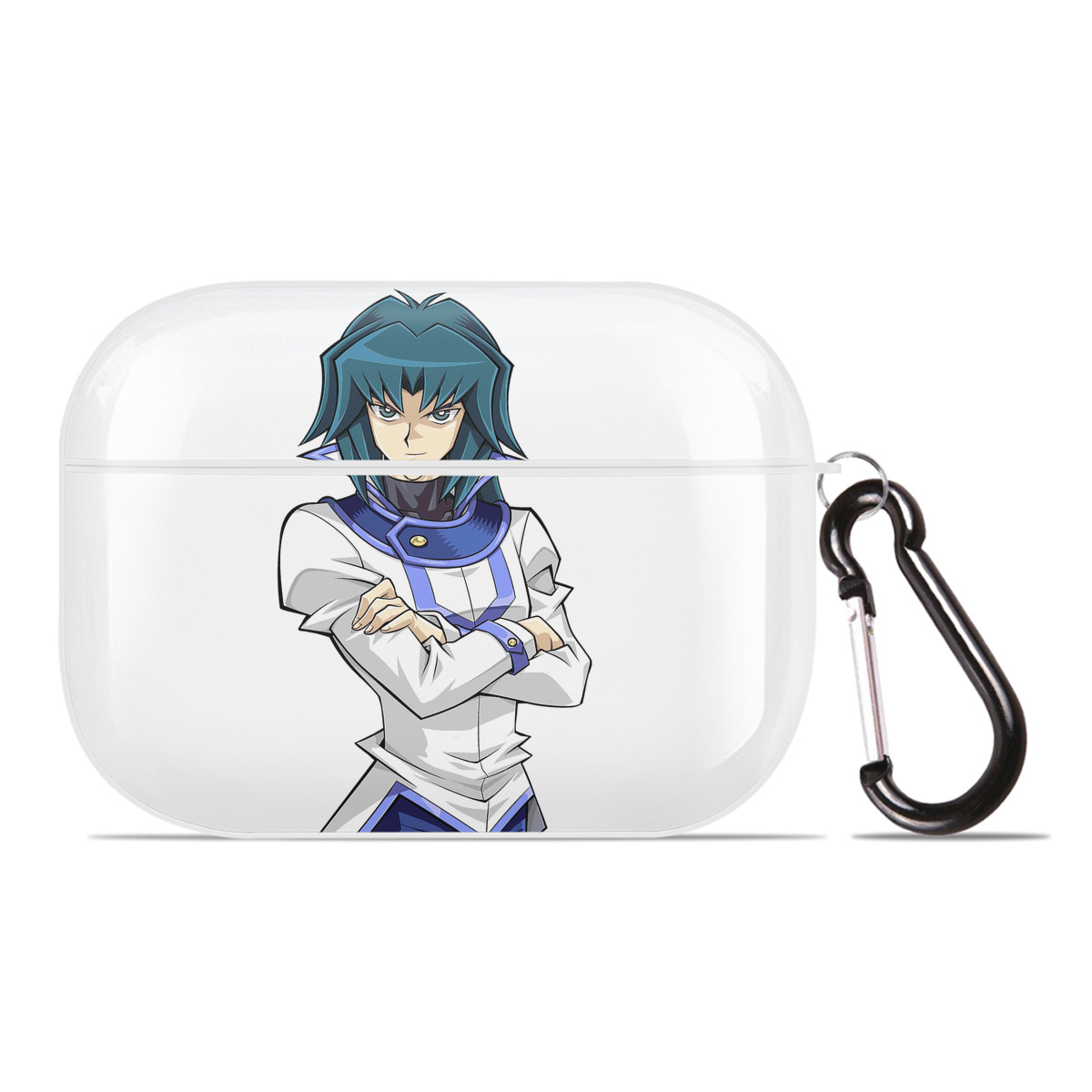 （画像用） 遊☆戯☆王 Yu-Gi-Oh! 【AirPods Pro用】ハードシェル保護ケース 耐衝撃・防指紋・カラビナ付き商品仕様