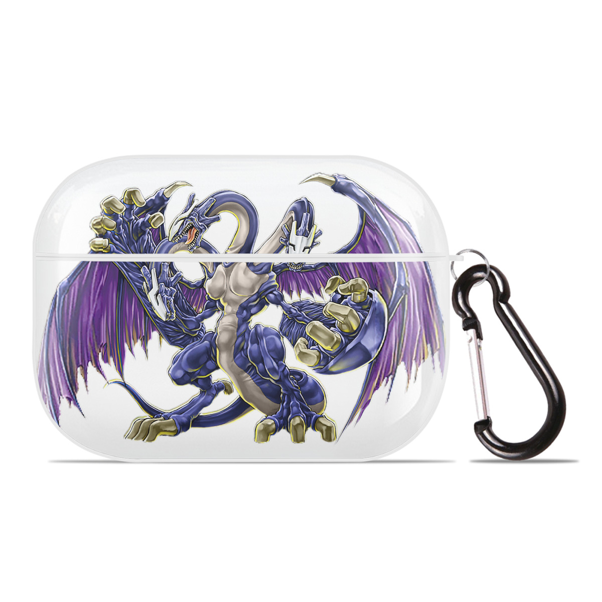 （画像用） 遊☆戯☆王 Yu-Gi-Oh! 【AirPods Pro用】ハードシェル保護ケース 耐衝撃・防指紋・カラビナ付き商品仕様