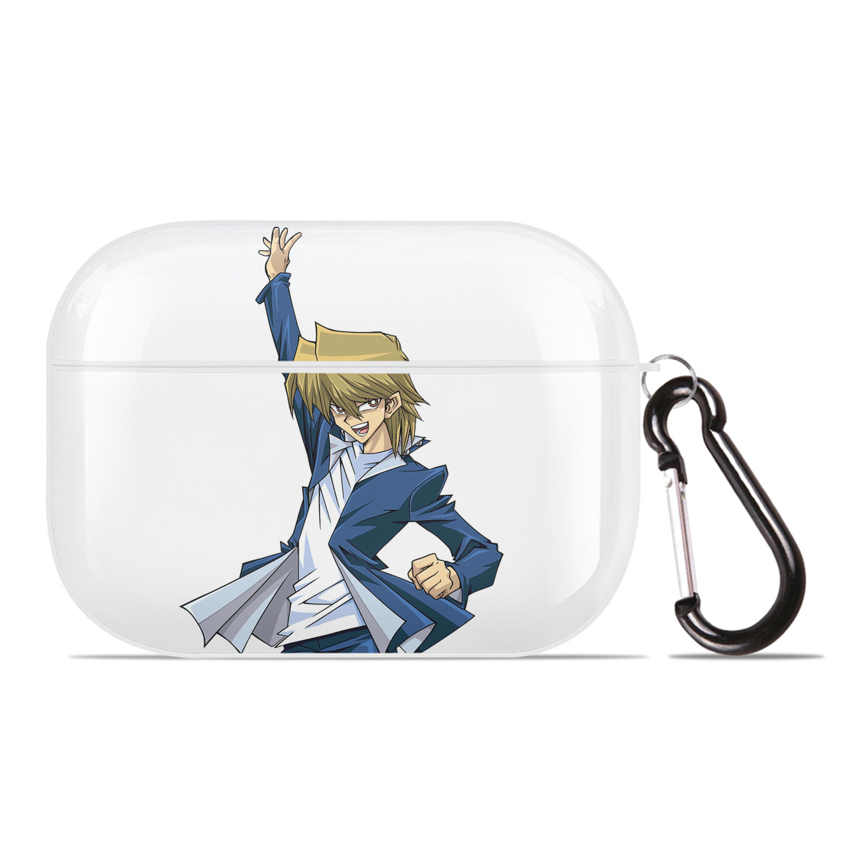 （画像用） 遊☆戯☆王 Yu-Gi-Oh! 【AirPods Pro用】ハードシェル保護ケース 耐衝撃・防指紋・カラビナ付き商品仕様