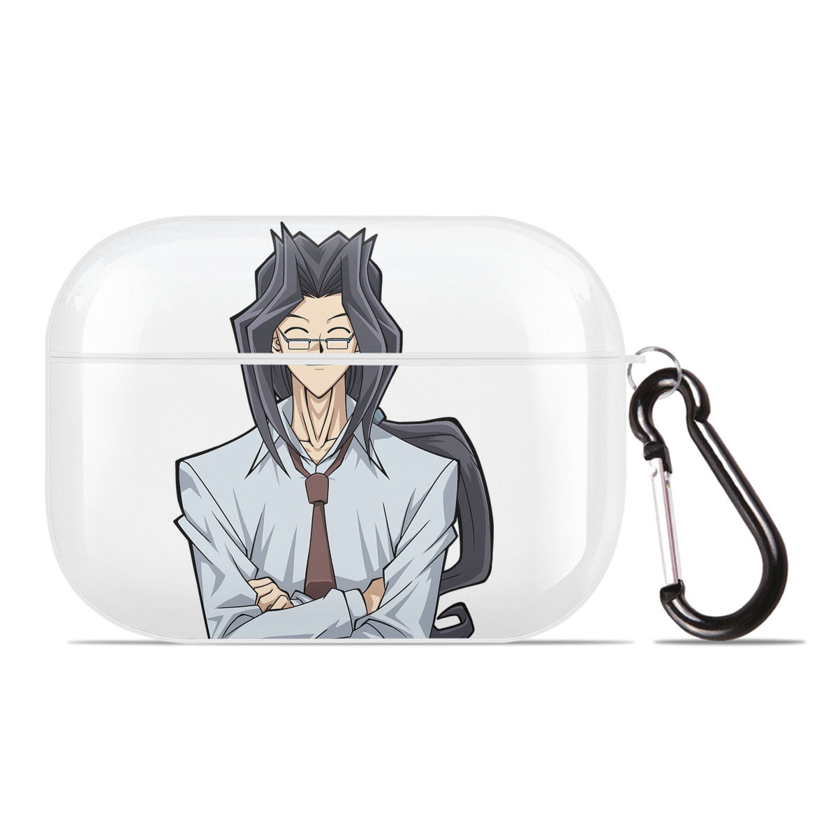 （画像用） 遊☆戯☆王 Yu-Gi-Oh! 【AirPods Pro用】ハードシェル保護ケース 耐衝撃・防指紋・カラビナ付き商品仕様