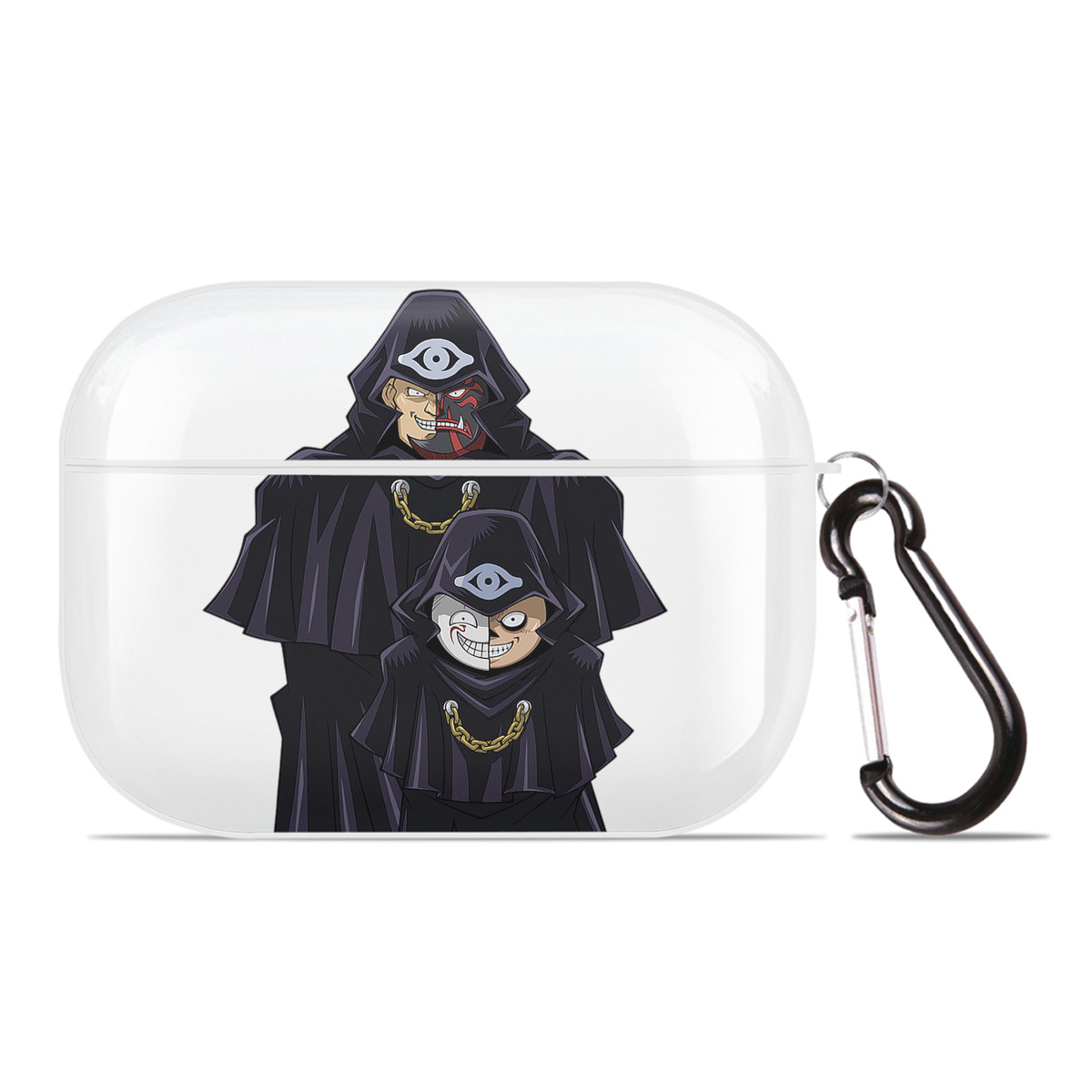 （画像用） 遊☆戯☆王 Yu-Gi-Oh! 【AirPods Pro用】ハードシェル保護ケース 耐衝撃・防指紋・カラビナ付き商品仕様