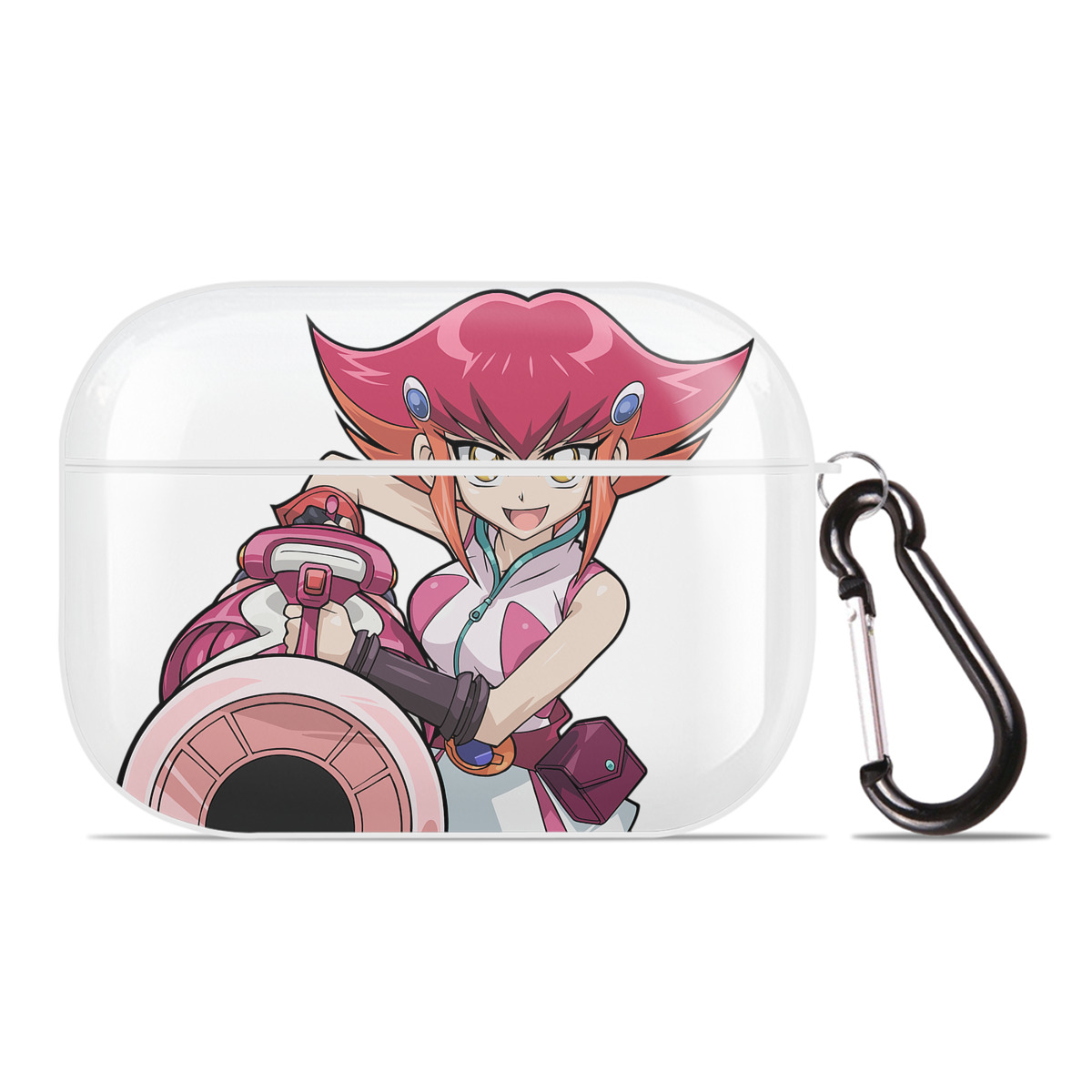 （画像用） 遊☆戯☆王 Yu-Gi-Oh! 【AirPods Pro用】ハードシェル保護ケース 耐衝撃・防指紋・カラビナ付き商品仕様