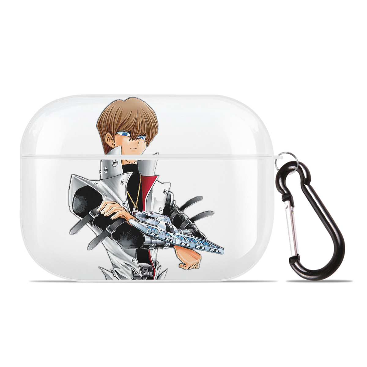 （画像用） 遊☆戯☆王 Yu-Gi-Oh! 【AirPods Pro用】ハードシェル保護ケース 耐衝撃・防指紋・カラビナ付き商品仕様