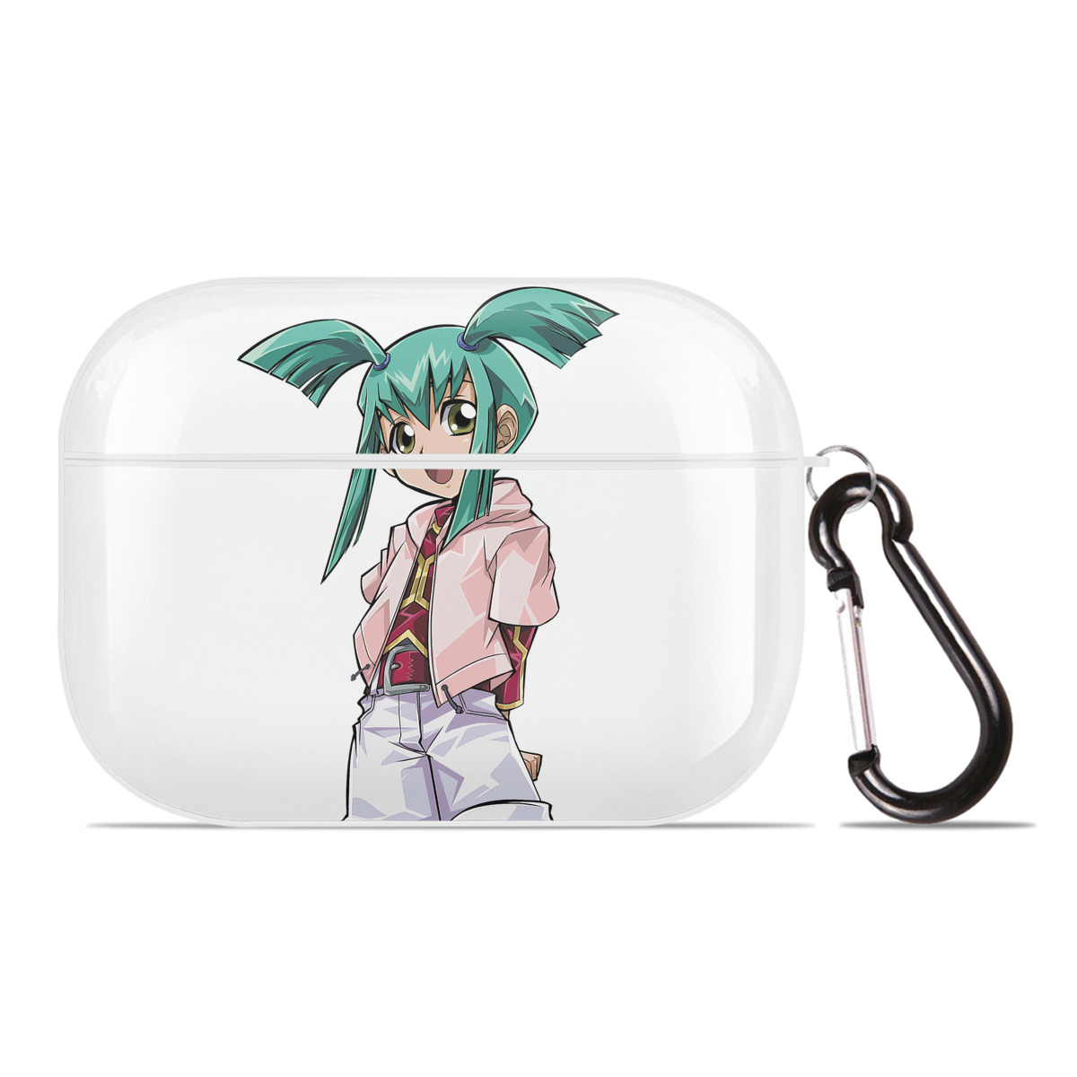 （画像用） 遊☆戯☆王 Yu-Gi-Oh! 【AirPods Pro用】ハードシェル保護ケース 耐衝撃・防指紋・カラビナ付き商品仕様