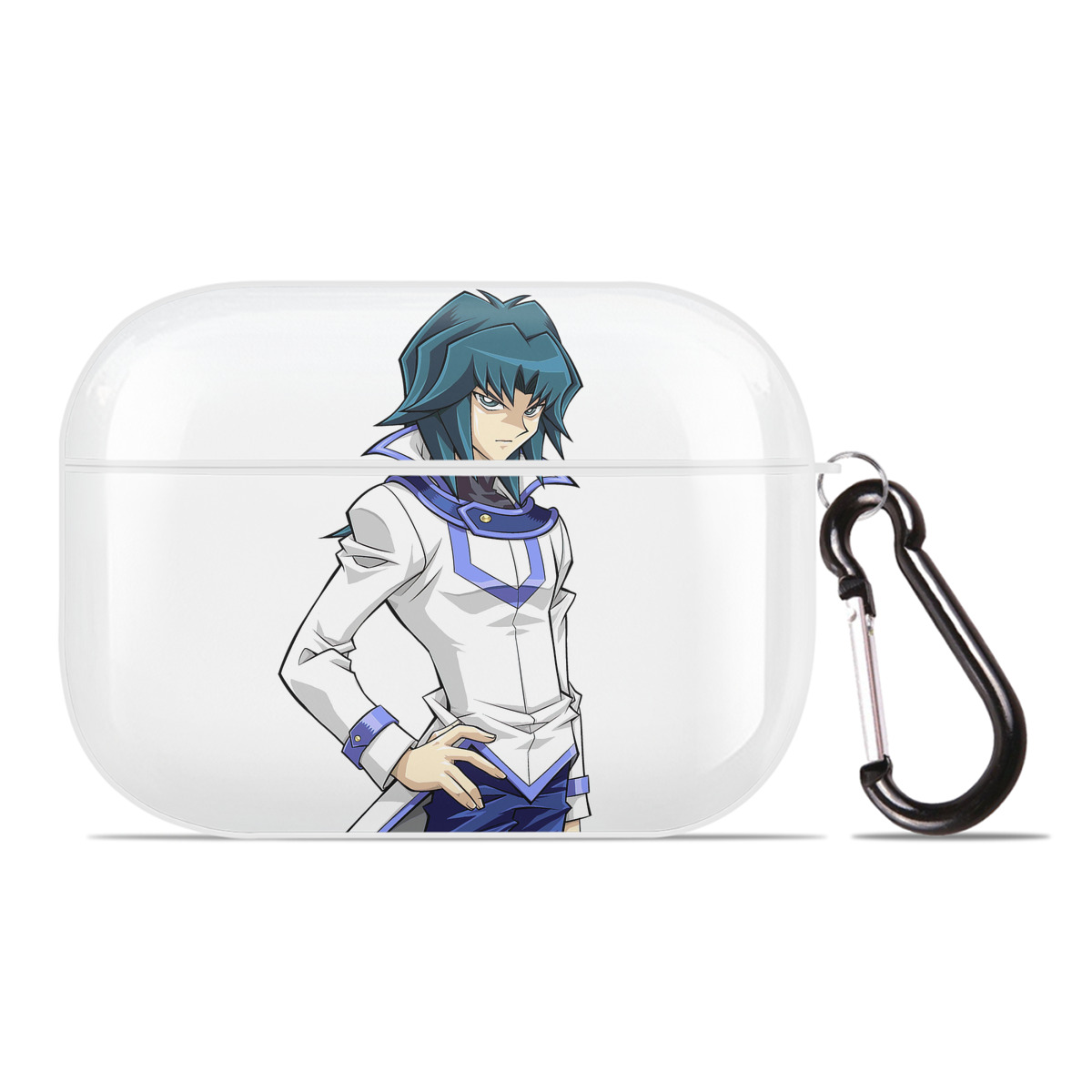（画像用） 遊☆戯☆王 Yu-Gi-Oh! 【AirPods Pro用】ハードシェル保護ケース 耐衝撃・防指紋・カラビナ付き商品仕様