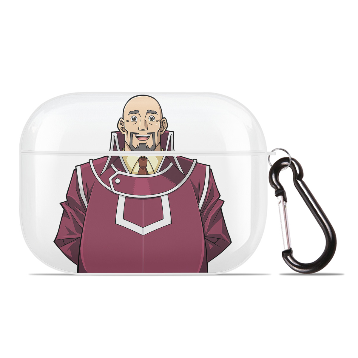 （画像用） 遊☆戯☆王 Yu-Gi-Oh! 【AirPods Pro用】ハードシェル保護ケース 耐衝撃・防指紋・カラビナ付き商品仕様
