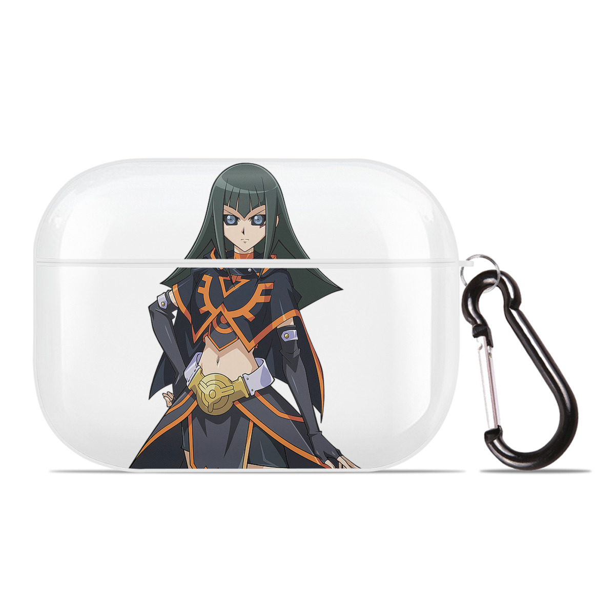（画像用） 遊☆戯☆王 Yu-Gi-Oh! 【AirPods Pro用】ハードシェル保護ケース 耐衝撃・防指紋・カラビナ付き商品仕様