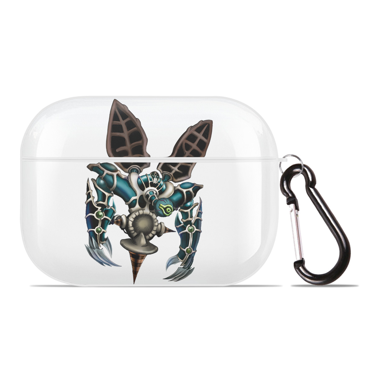 （画像用） 遊☆戯☆王 Yu-Gi-Oh! 【AirPods Pro用】ハードシェル保護ケース 耐衝撃・防指紋・カラビナ付き商品仕様