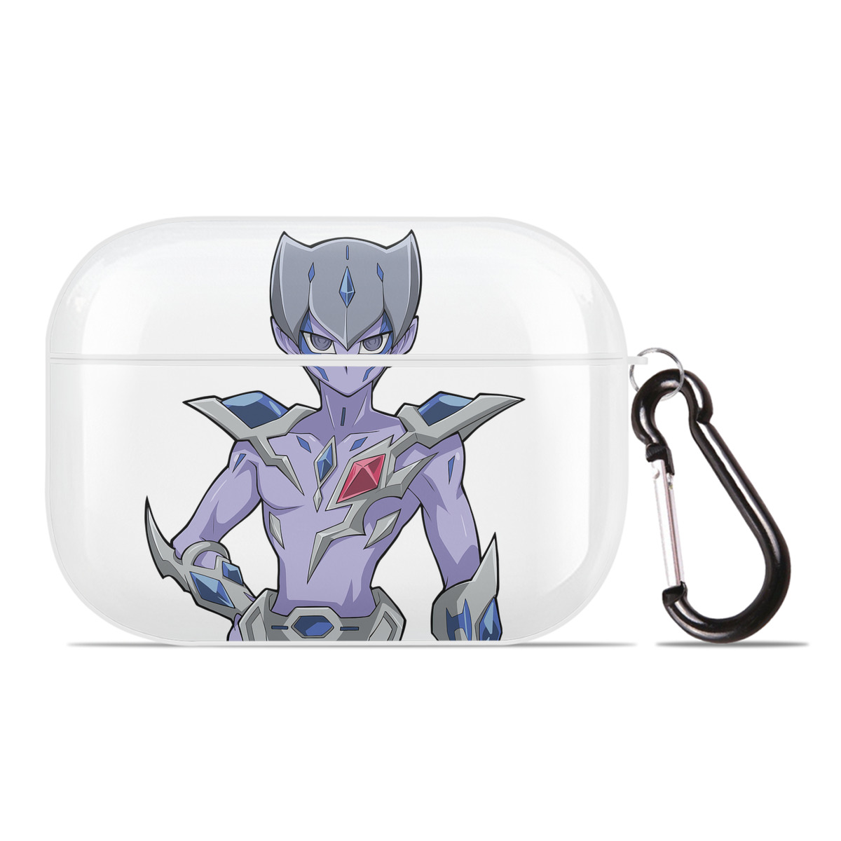 （画像用） 遊☆戯☆王 Yu-Gi-Oh! 【AirPods Pro用】ハードシェル保護ケース 耐衝撃・防指紋・カラビナ付き商品仕様