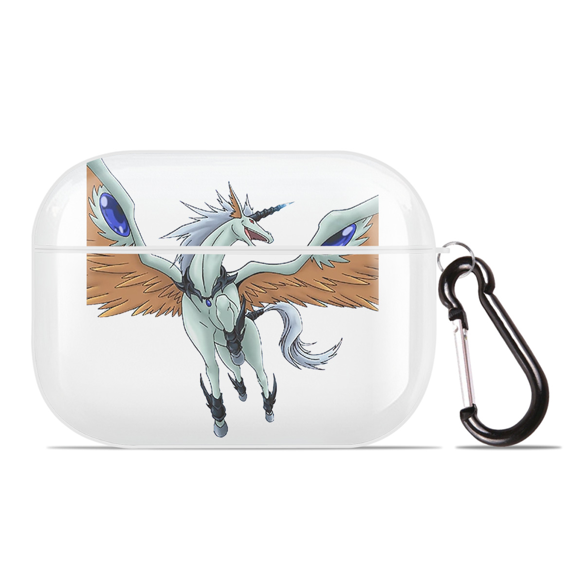 （画像用） 遊☆戯☆王 Yu-Gi-Oh! 【AirPods Pro用】ハードシェル保護ケース 耐衝撃・防指紋・カラビナ付き商品仕様