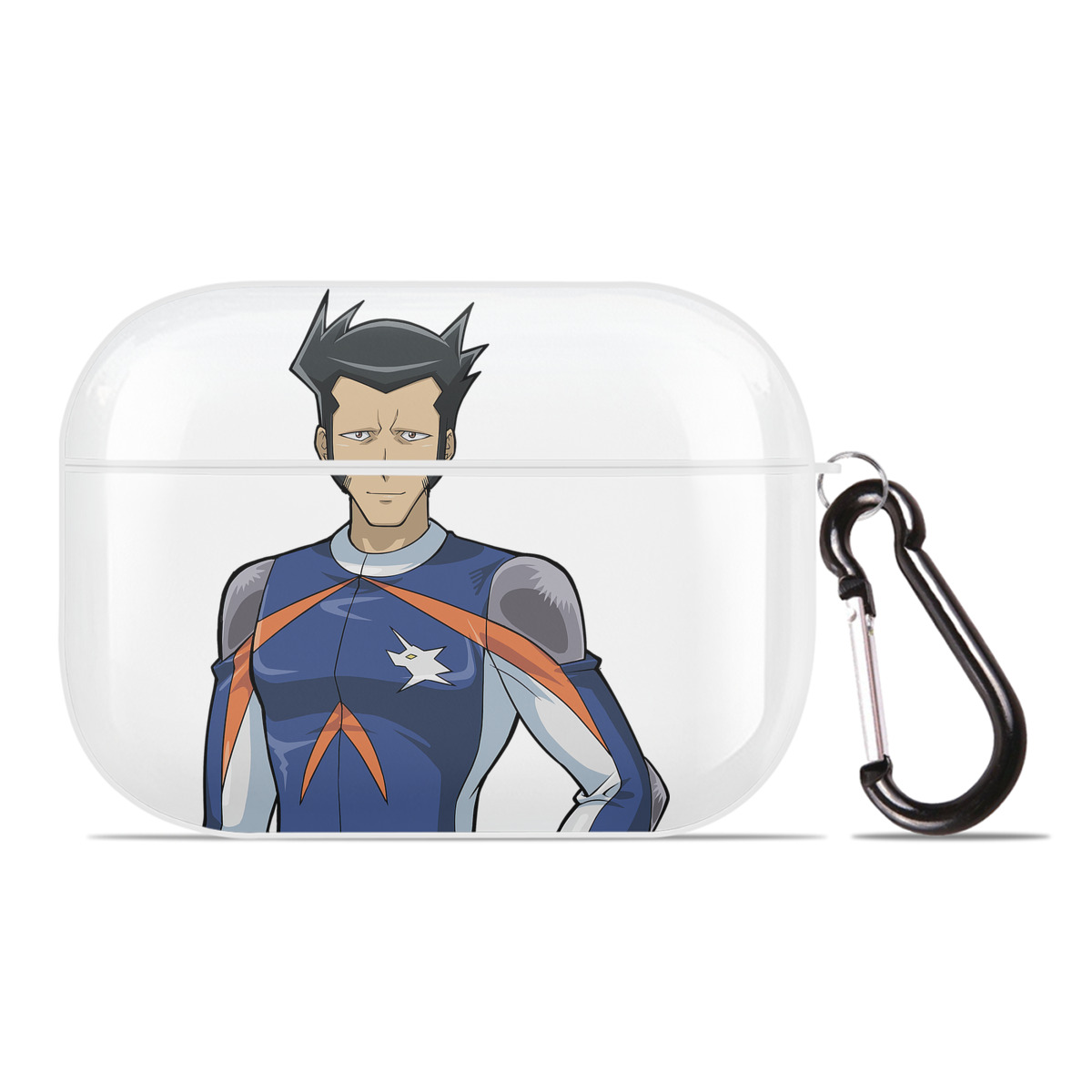 （画像用） 遊☆戯☆王 Yu-Gi-Oh! 【AirPods Pro用】ハードシェル保護ケース 耐衝撃・防指紋・カラビナ付き商品仕様