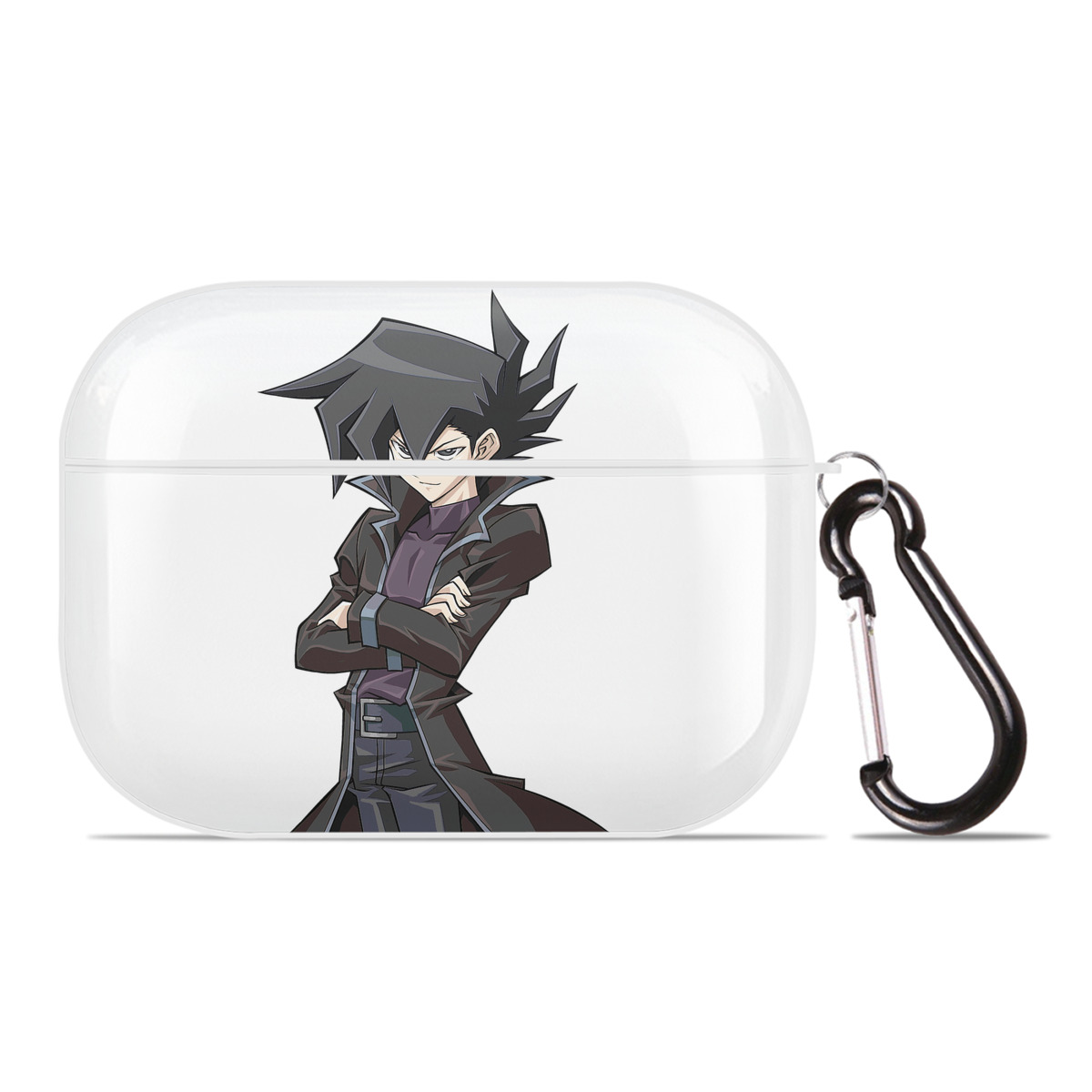 （画像用） 遊☆戯☆王 Yu-Gi-Oh! 【AirPods Pro用】ハードシェル保護ケース 耐衝撃・防指紋・カラビナ付き商品仕様