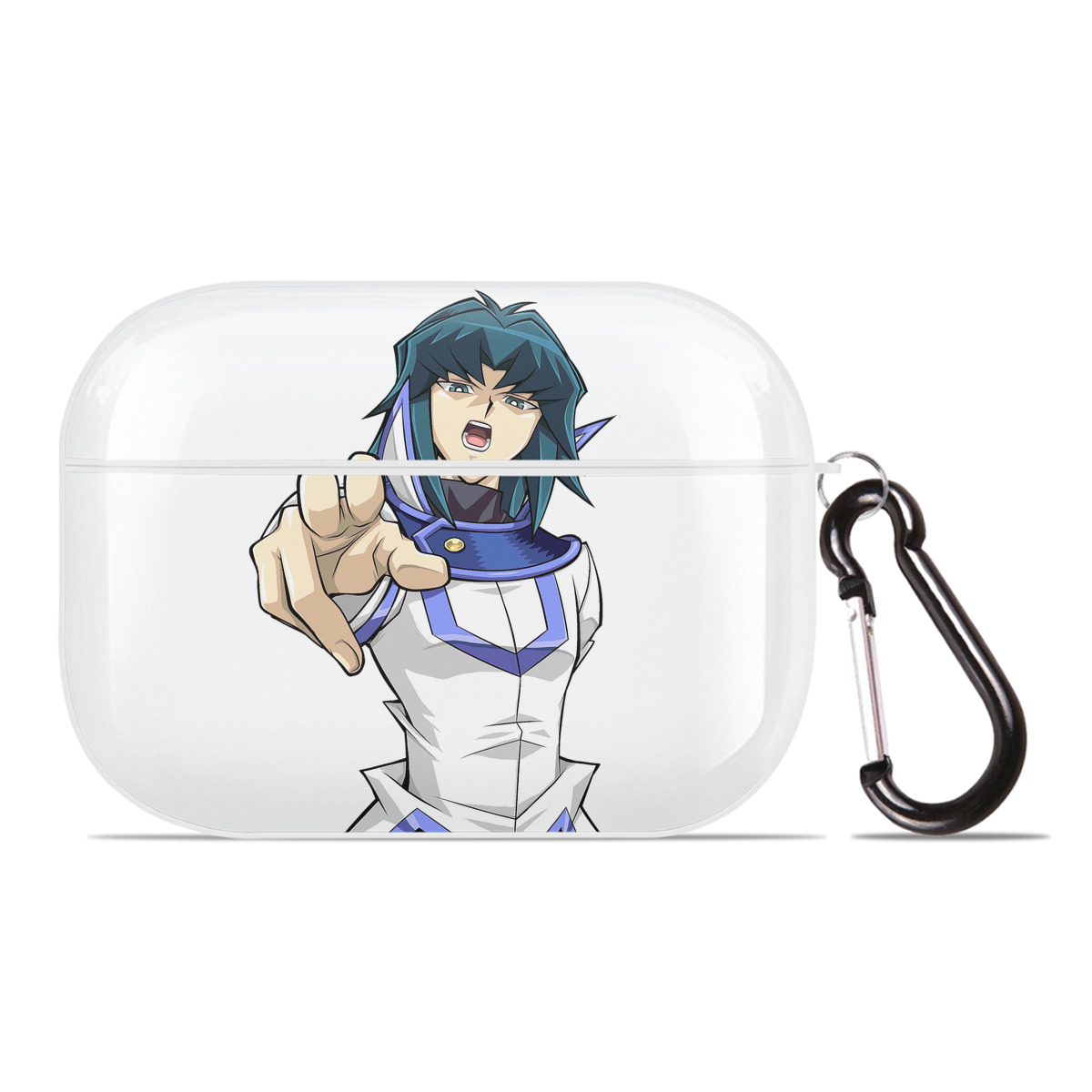 （画像用） 遊☆戯☆王 Yu-Gi-Oh! 【AirPods Pro用】ハードシェル保護ケース 耐衝撃・防指紋・カラビナ付き商品仕様