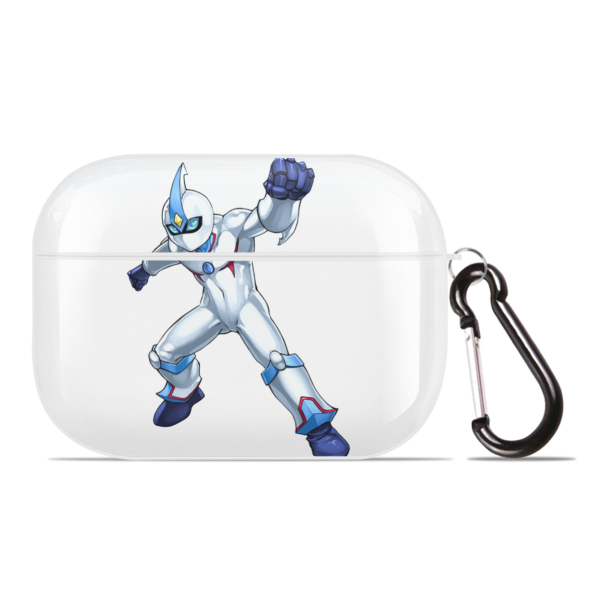 （画像用） 遊☆戯☆王 Yu-Gi-Oh! 【AirPods Pro用】ハードシェル保護ケース 耐衝撃・防指紋・カラビナ付き商品仕様