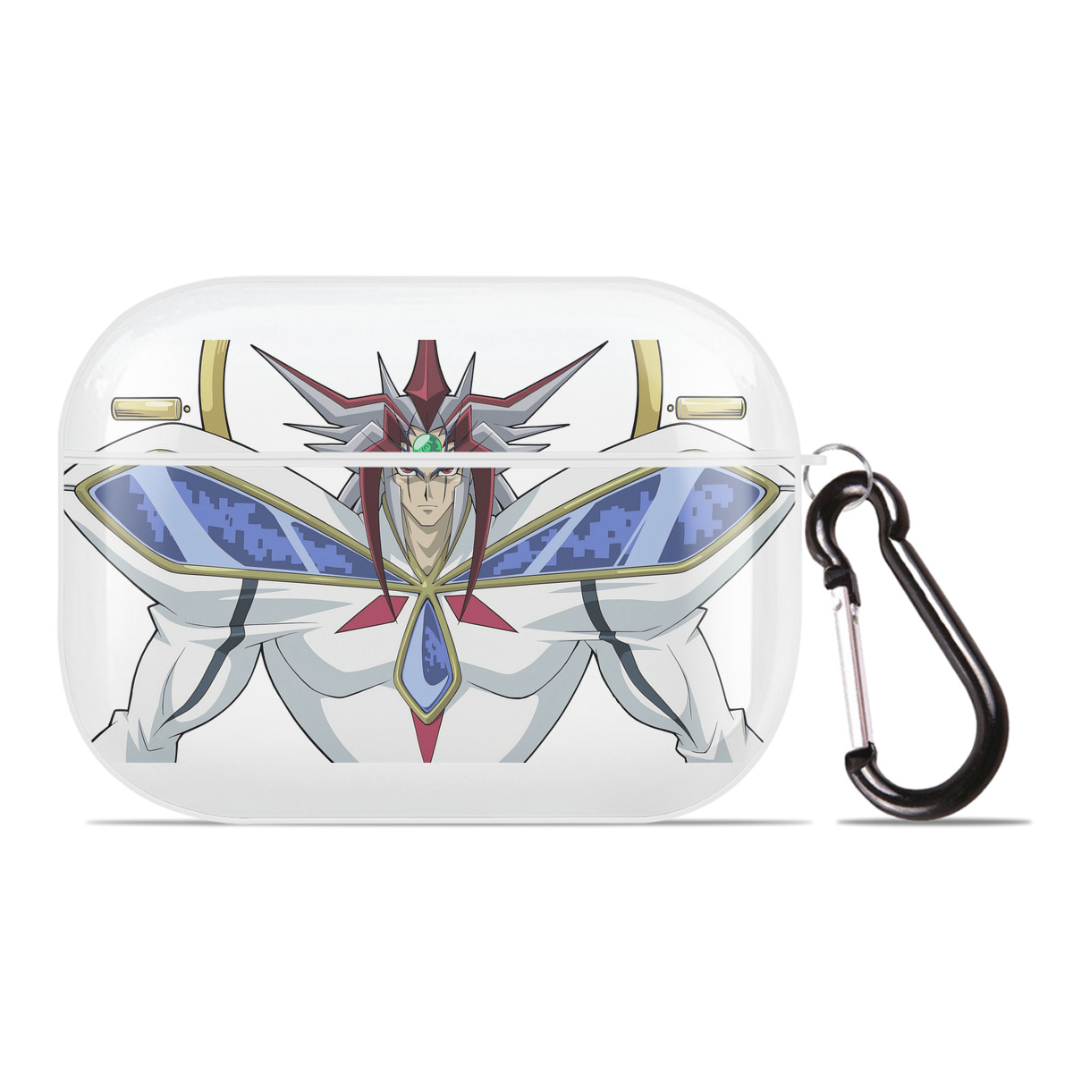 （画像用） 遊☆戯☆王 Yu-Gi-Oh! 【AirPods Pro用】ハードシェル保護ケース 耐衝撃・防指紋・カラビナ付き商品仕様