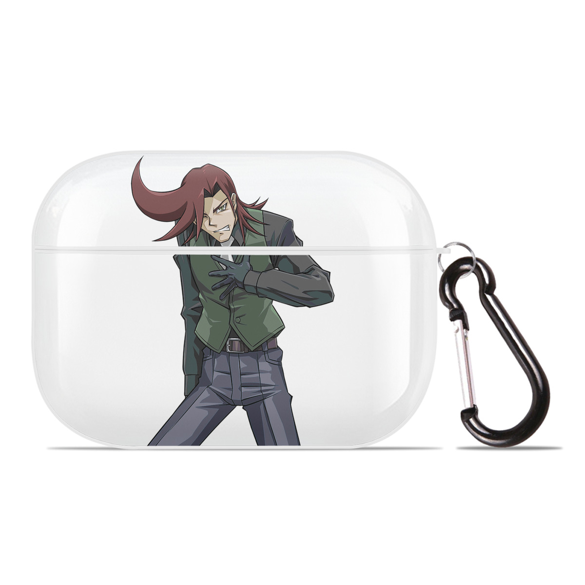 （画像用） 遊☆戯☆王 Yu-Gi-Oh! 【AirPods Pro用】ハードシェル保護ケース 耐衝撃・防指紋・カラビナ付き商品仕様